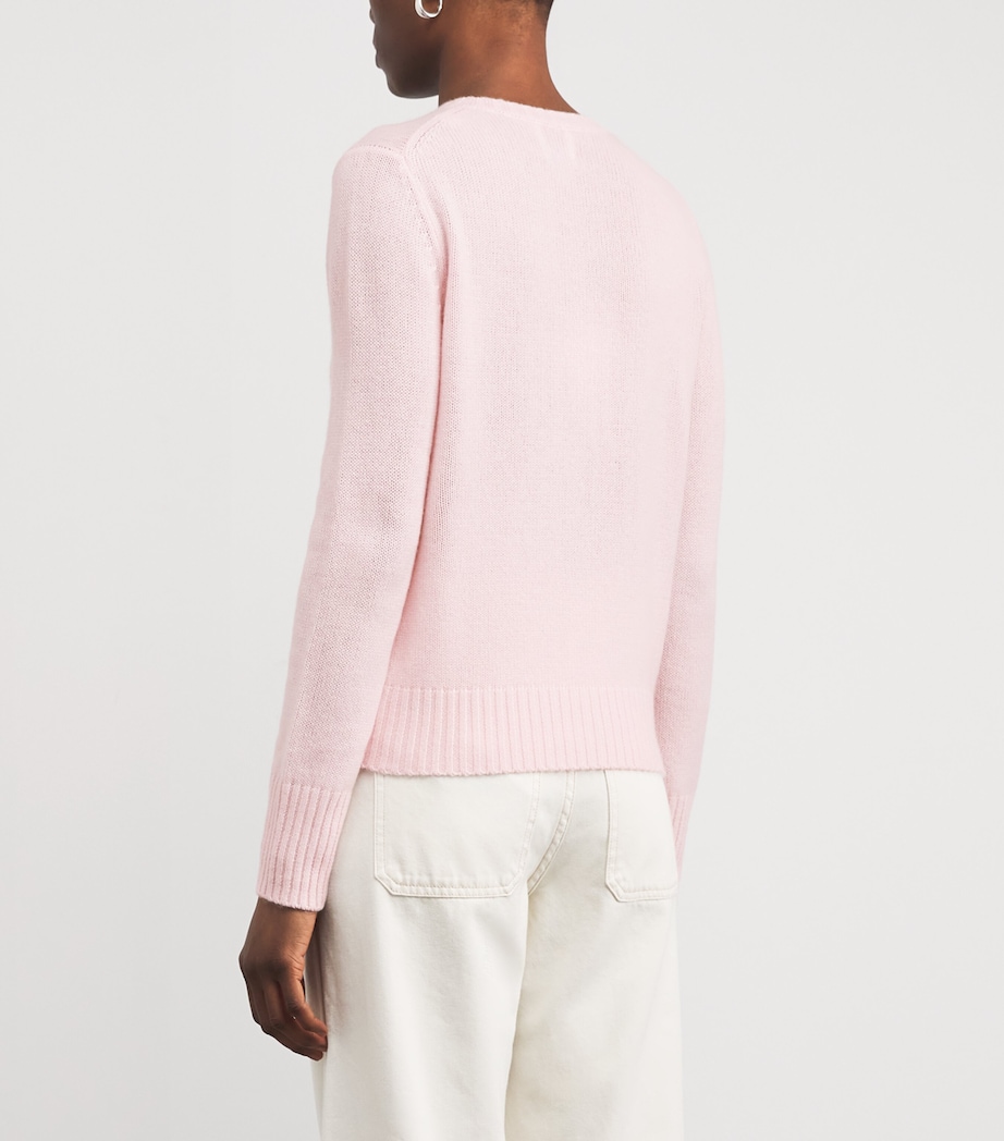 Cashmere Button-Up Cardigan 60/60 PINK Image 4