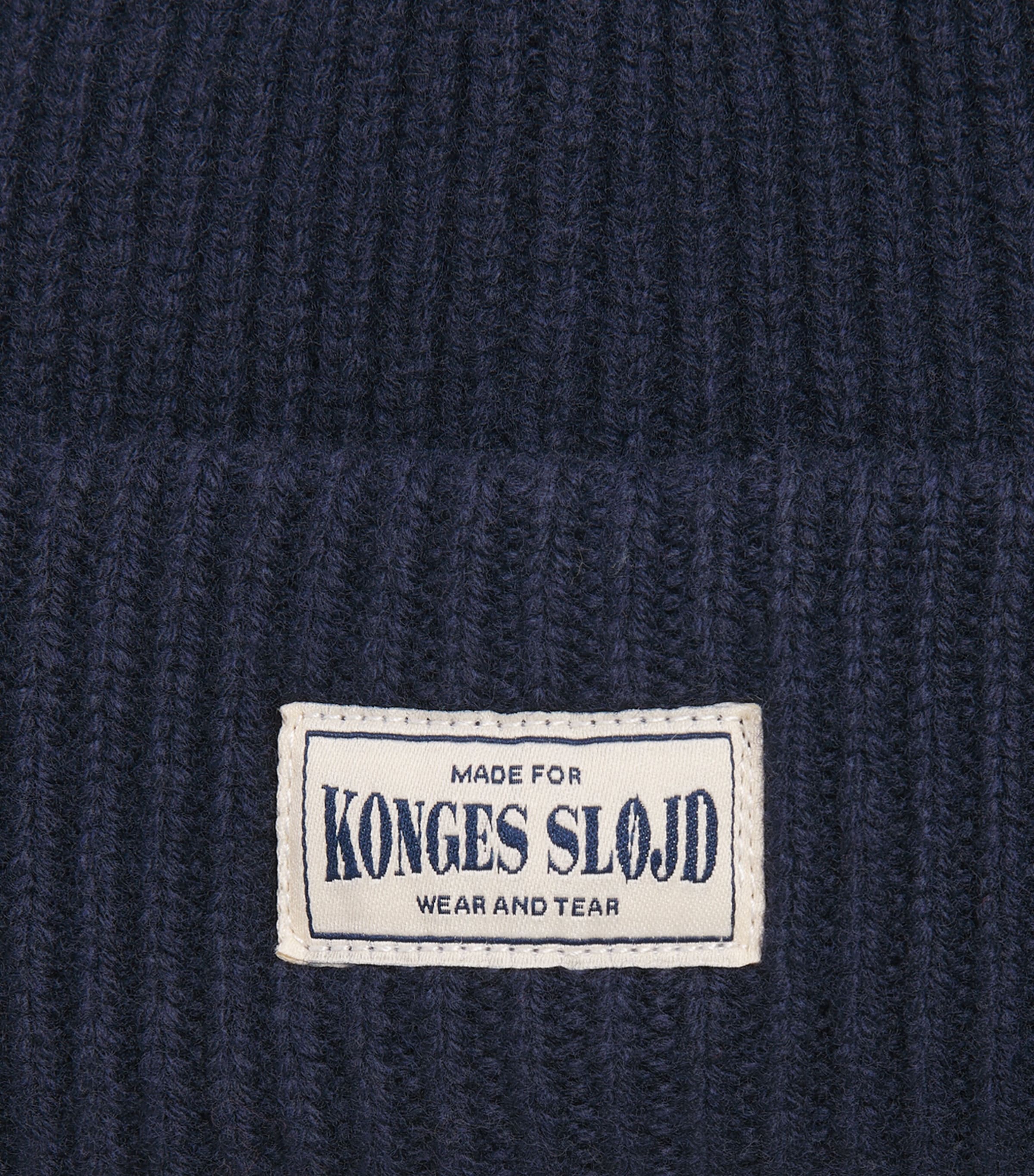 KONGES SLOJD Wool Basil Beanie Total Eclipse Image 3