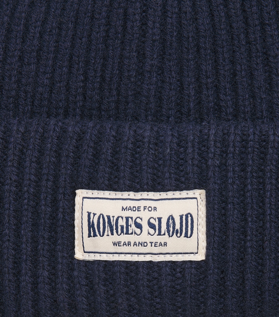 KONGES SLOJD Wool Basil Beanie Total Eclipse Image 3