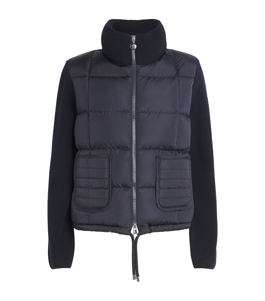 Down-Wool Panelled Cardigan 742 Image 1