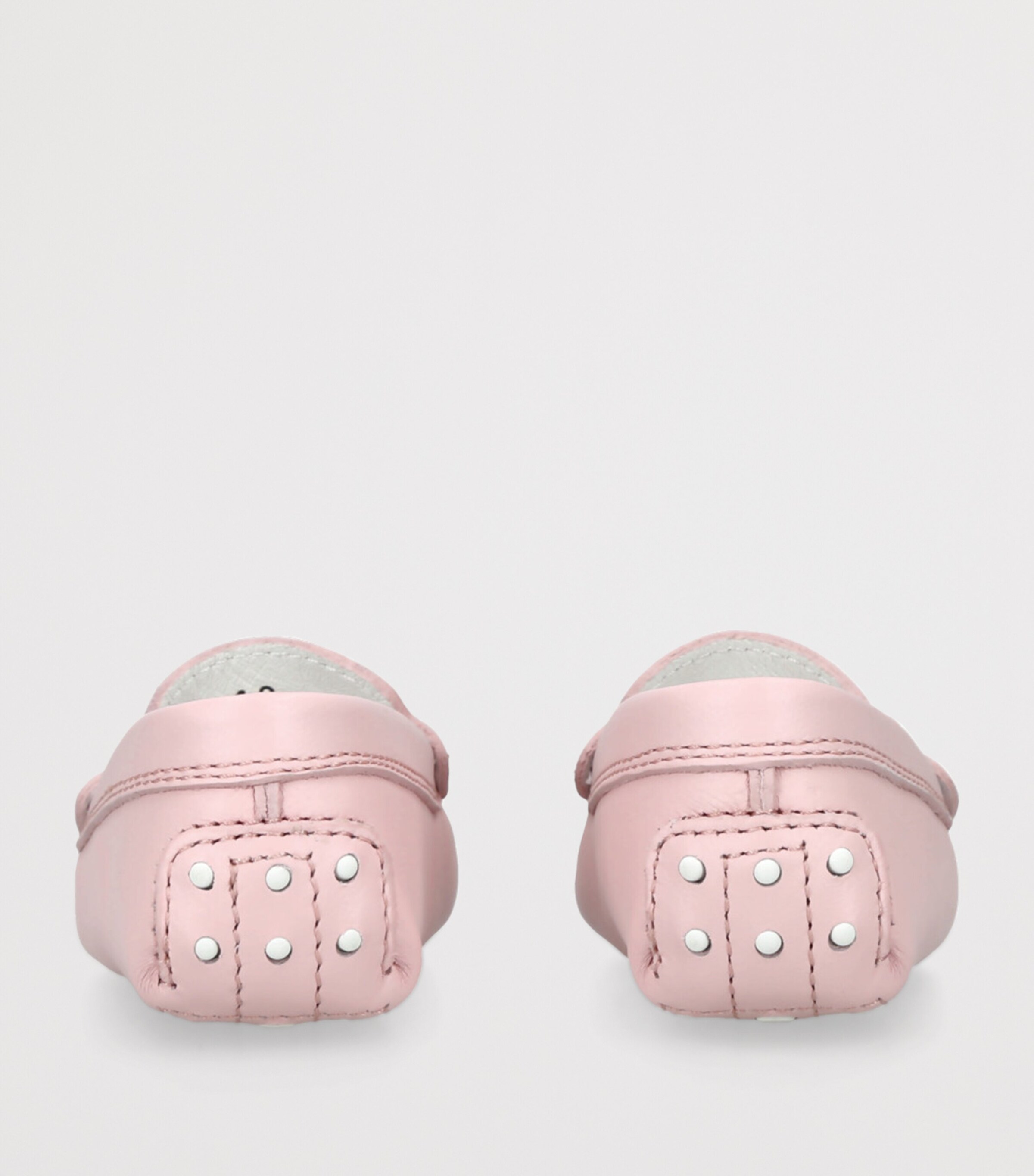 Leather Pantofola Gommini Loafers PALE PINK Image 2