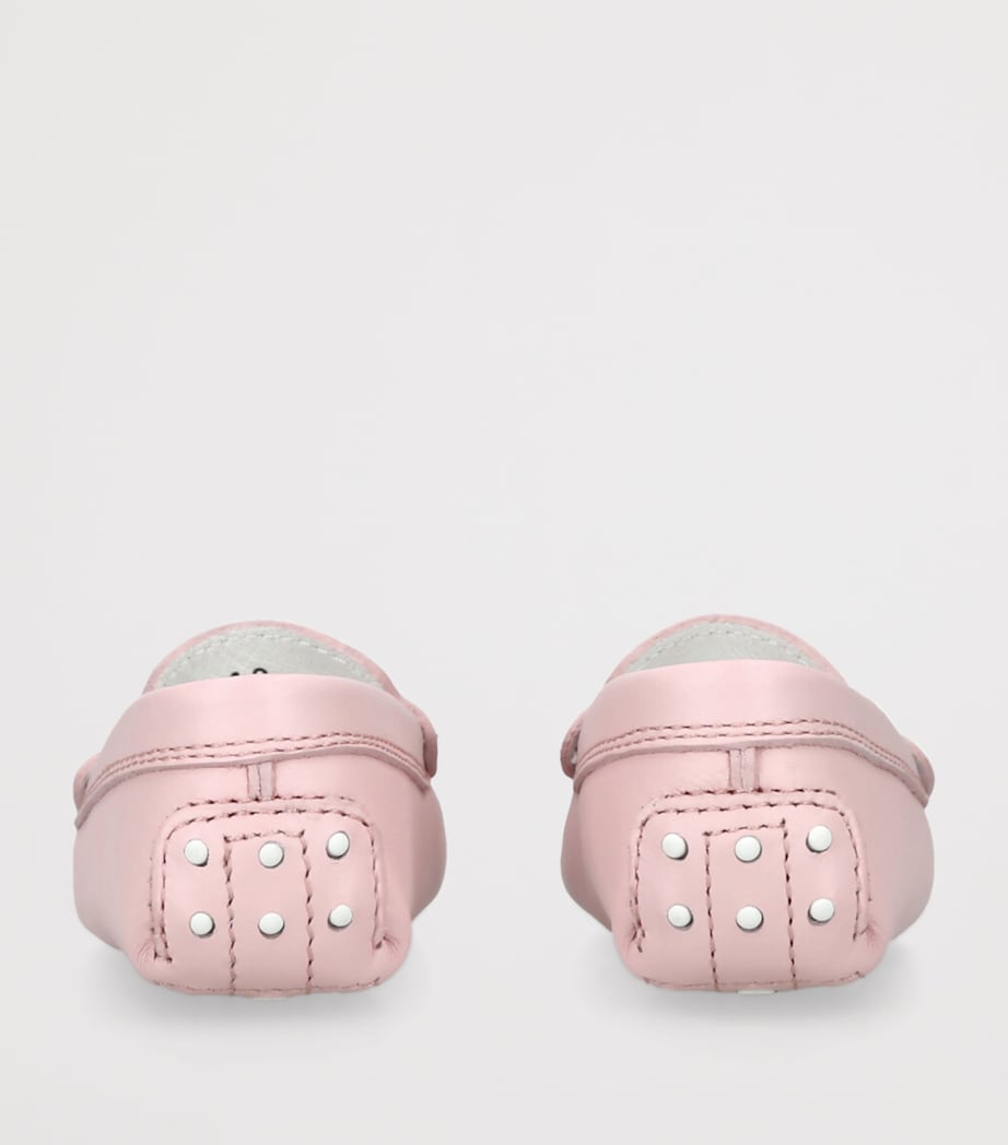 Leather Pantofola Gommini Loafers PALE PINK Image 2