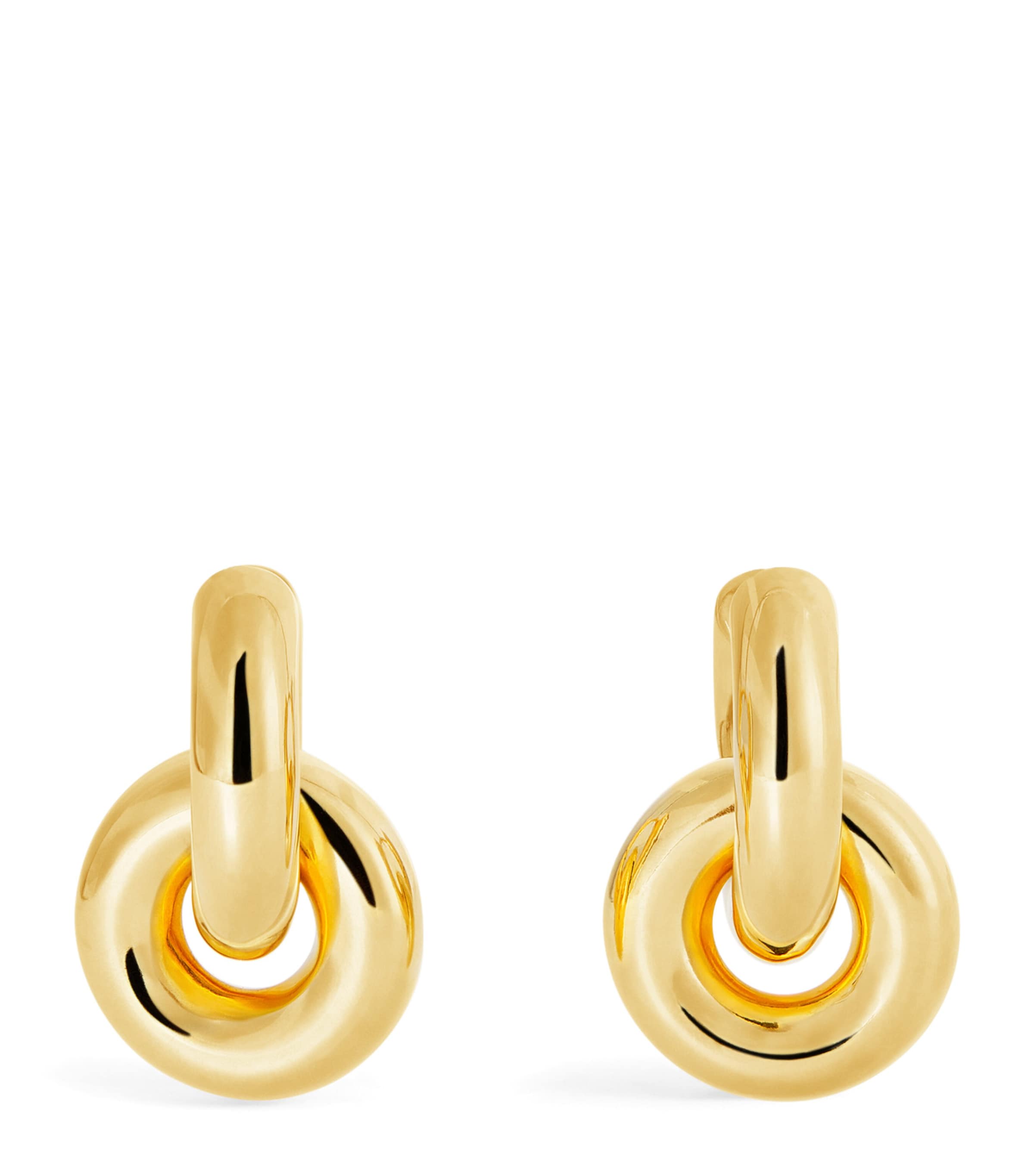 Lie Studio Gold-plated The Esther Earrings In Black