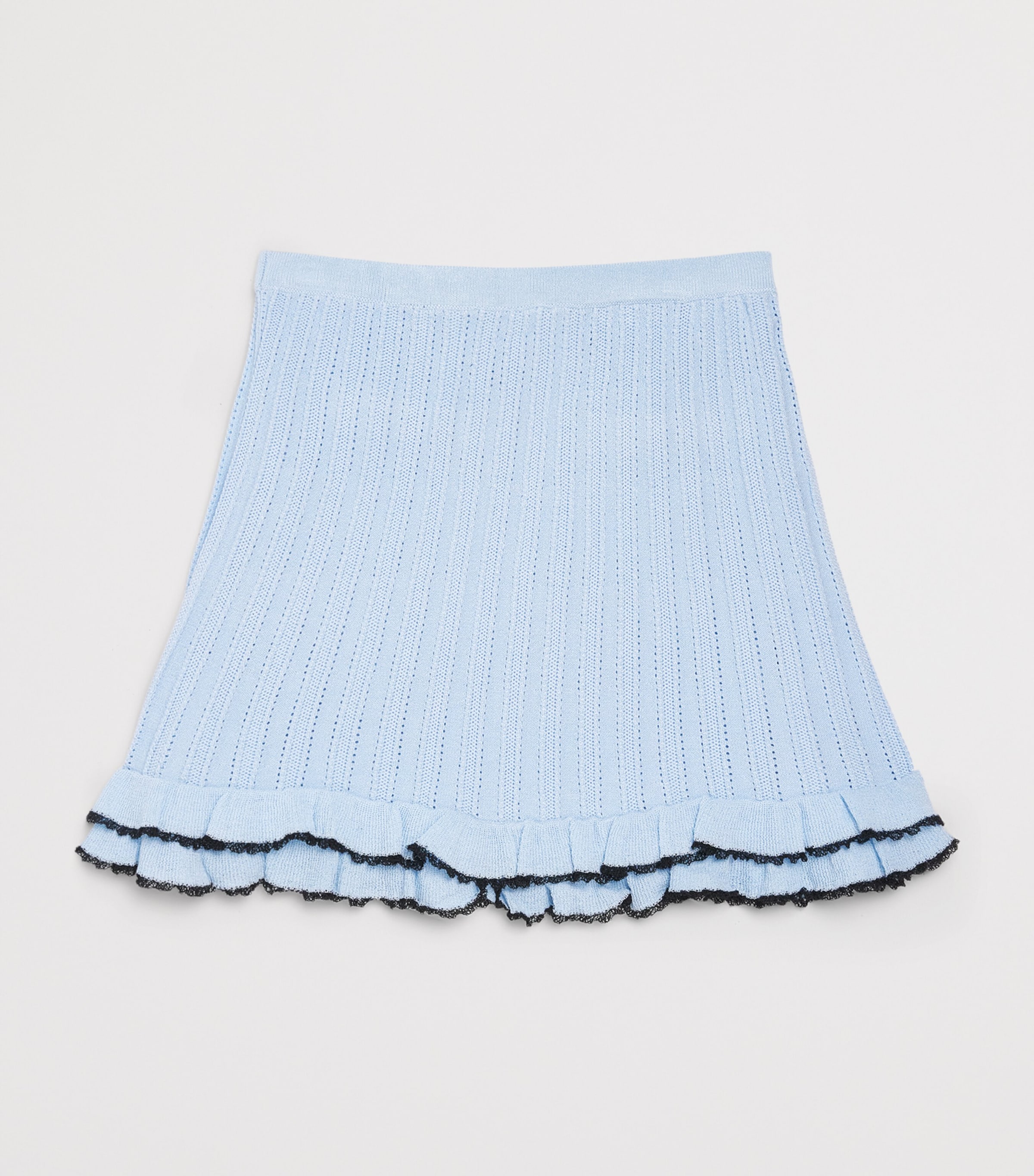 Self-Portrait Kids Frill-Trim Knit Skirt (4-12 Years) Image 2