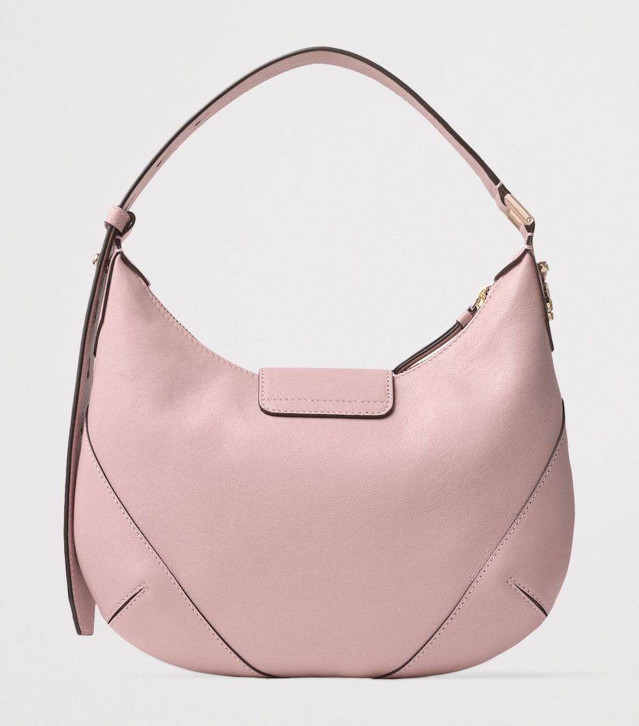 Small Bar Leather Shoulder Bag ROSE/SHINY GOLD Image 3