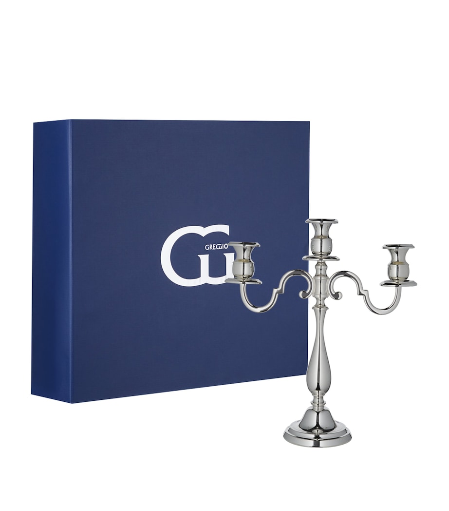 Three-Arm Candelabra SILVER Image 2