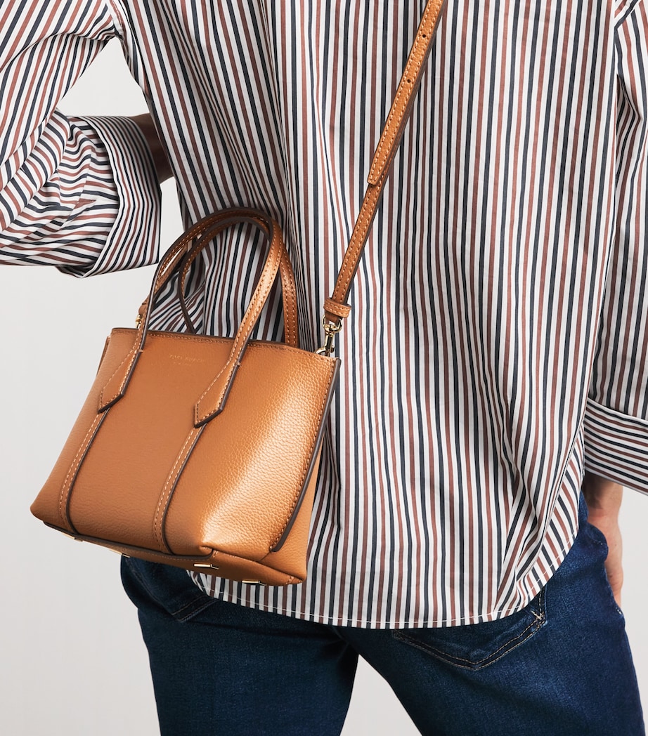 Mini Leather Perry Cross-Body Bag AUTUMN BROWN 200 Image 2