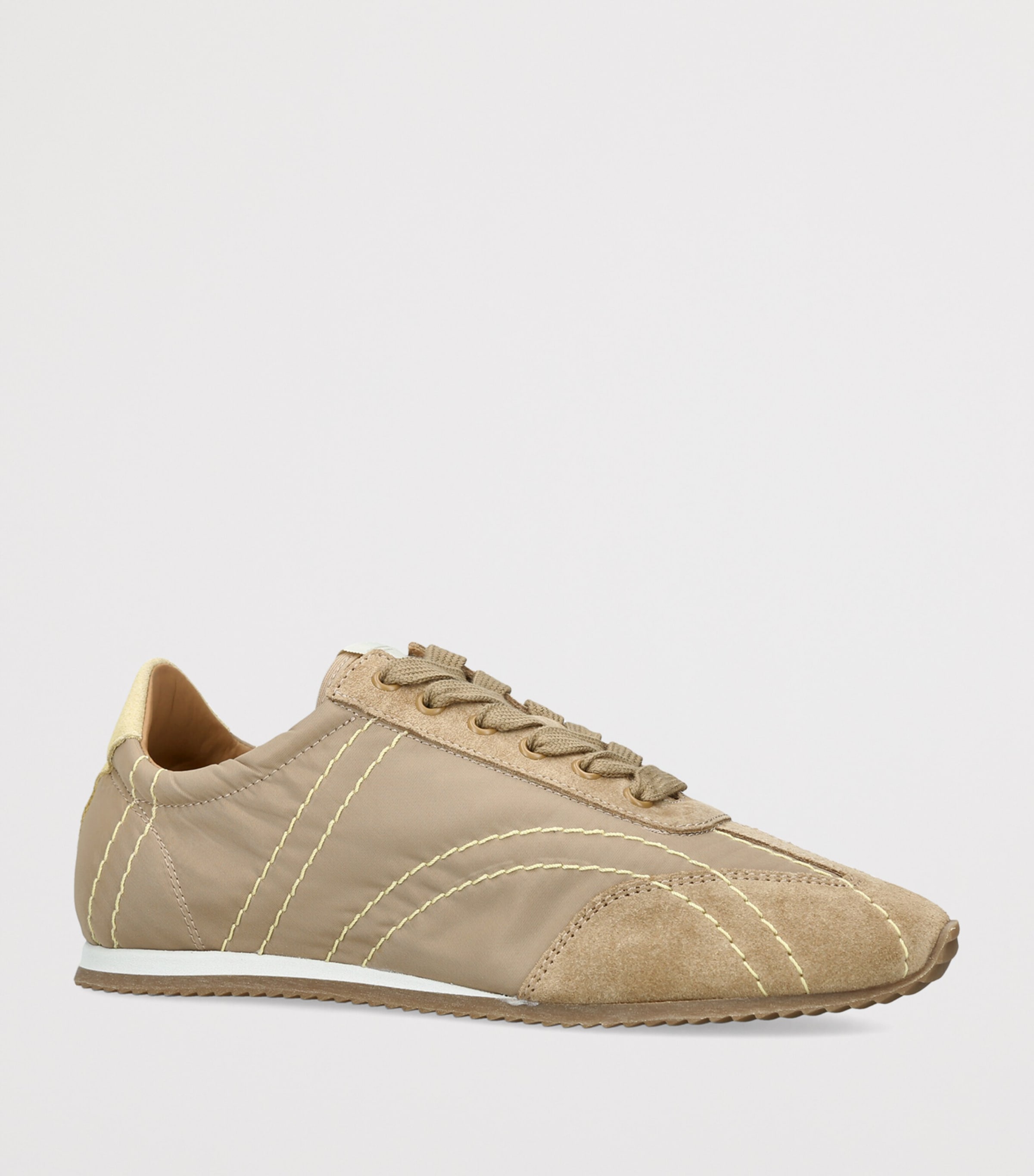 Toteme Suede Flex Sneakers Beige Image 2