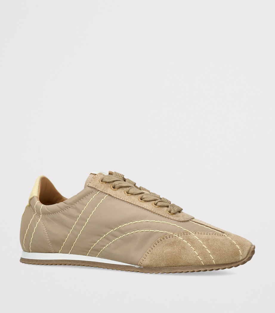 Toteme Suede Flex Sneakers Beige Image 2