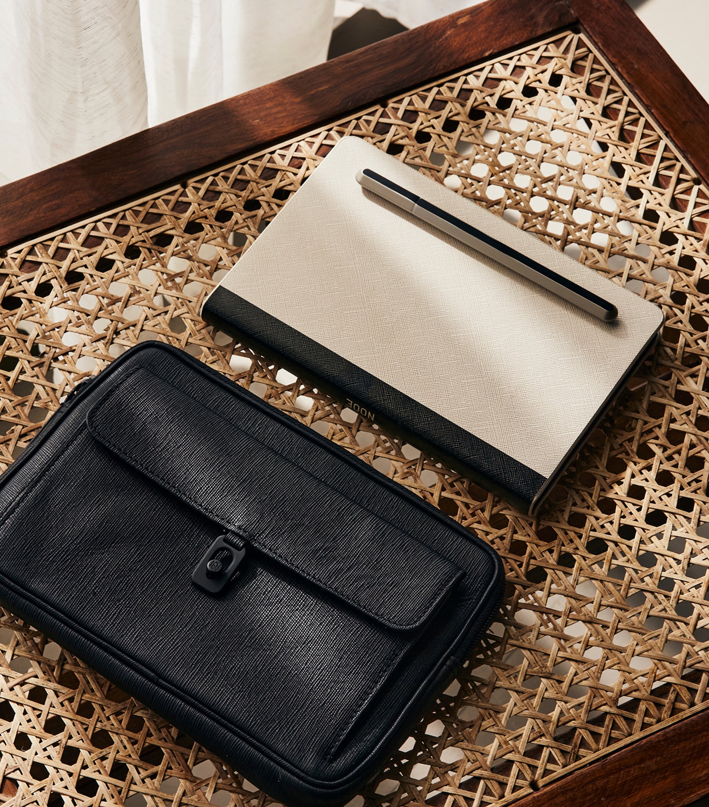 Bento Jot 3-Layer Stationary Storage Box BLACK Image 4