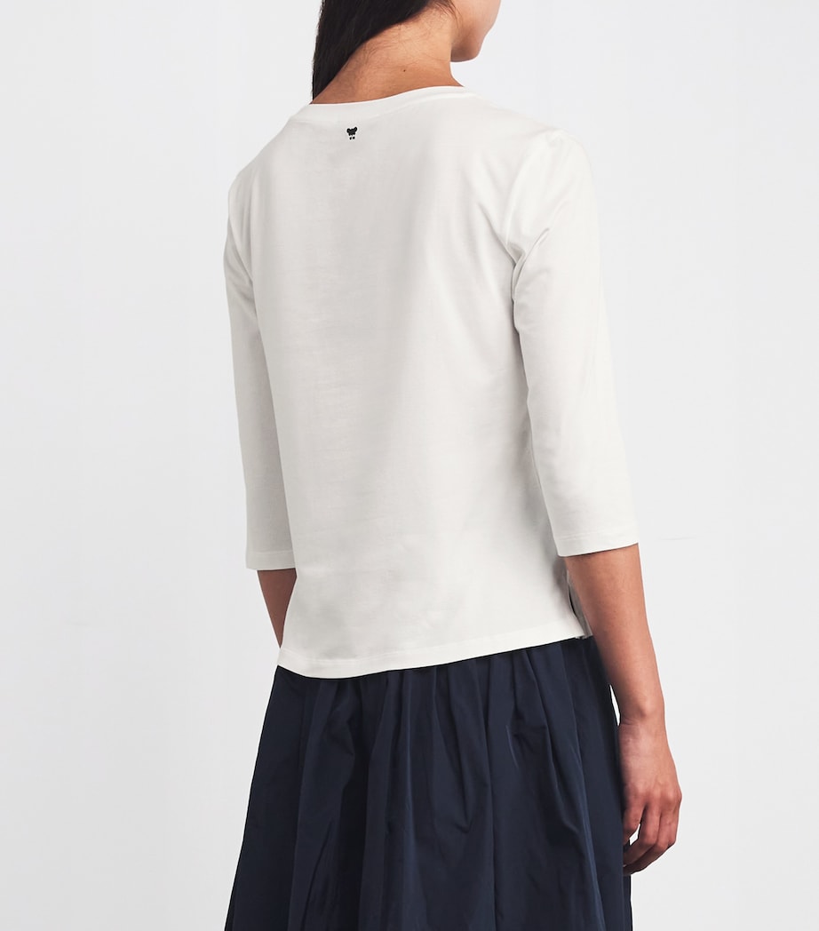 Stretch-Cotton T-Shirt WHITE Image 4