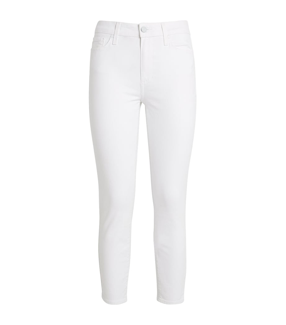 Cropped Hoxton High-Rise Skinny Jeans CRISP WHITE Image 1