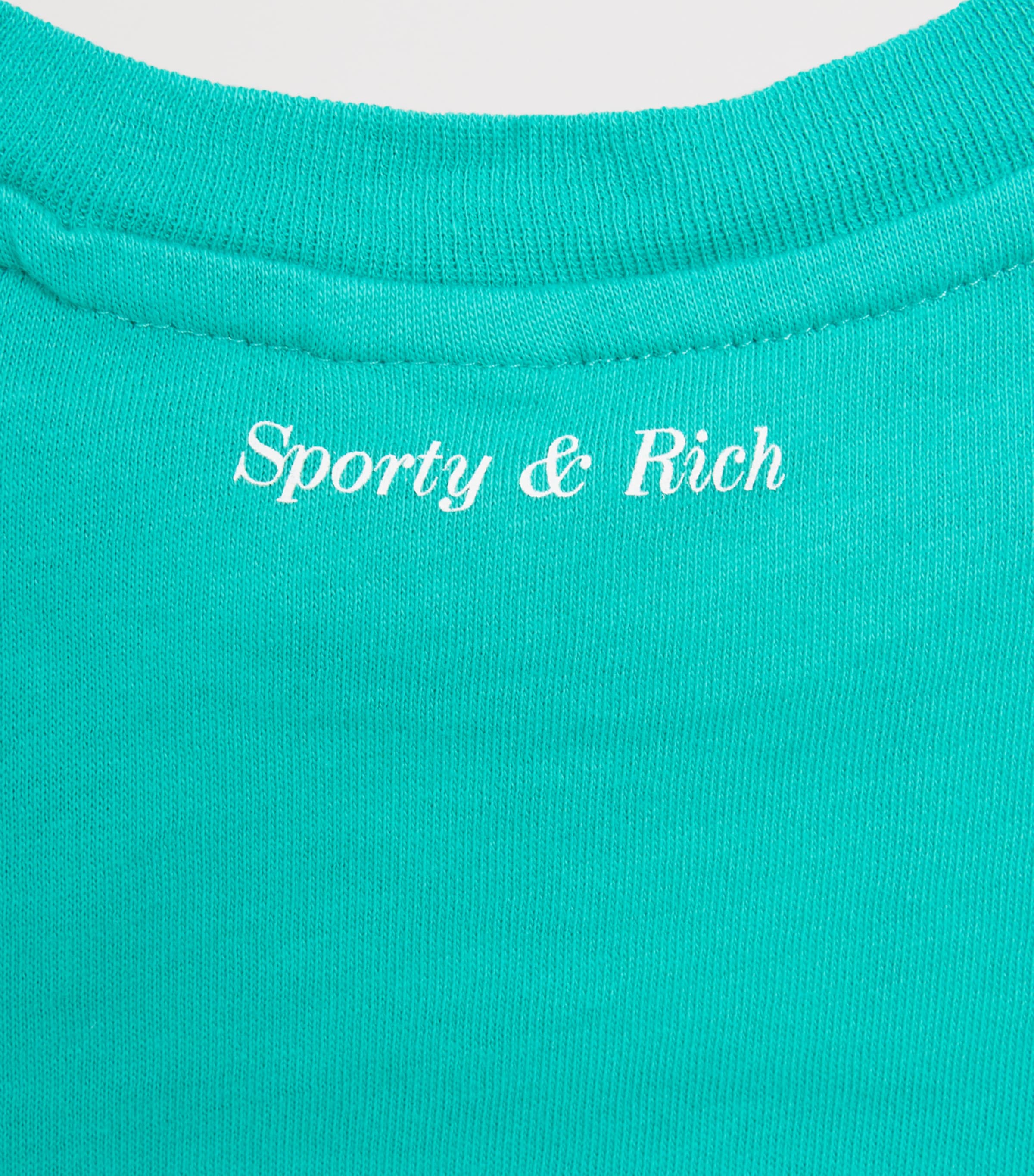 SPORTY & RICH KIDS Be Nice T-Shirt (2-14 Years) Amalfi Green/white Image 3