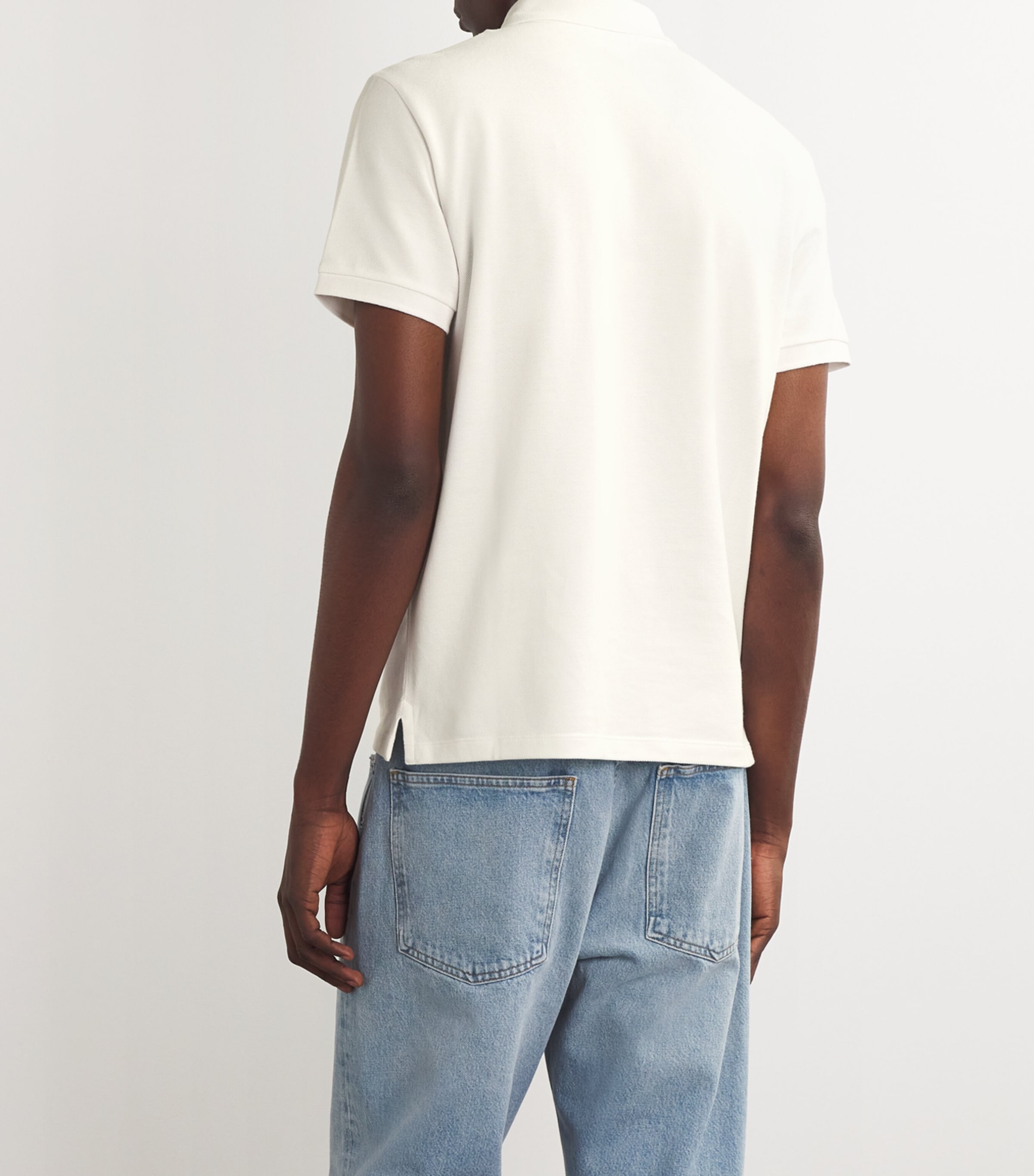 Organic Cotton Ami de Coeur Polo Shirt 100 BLANC Image 4