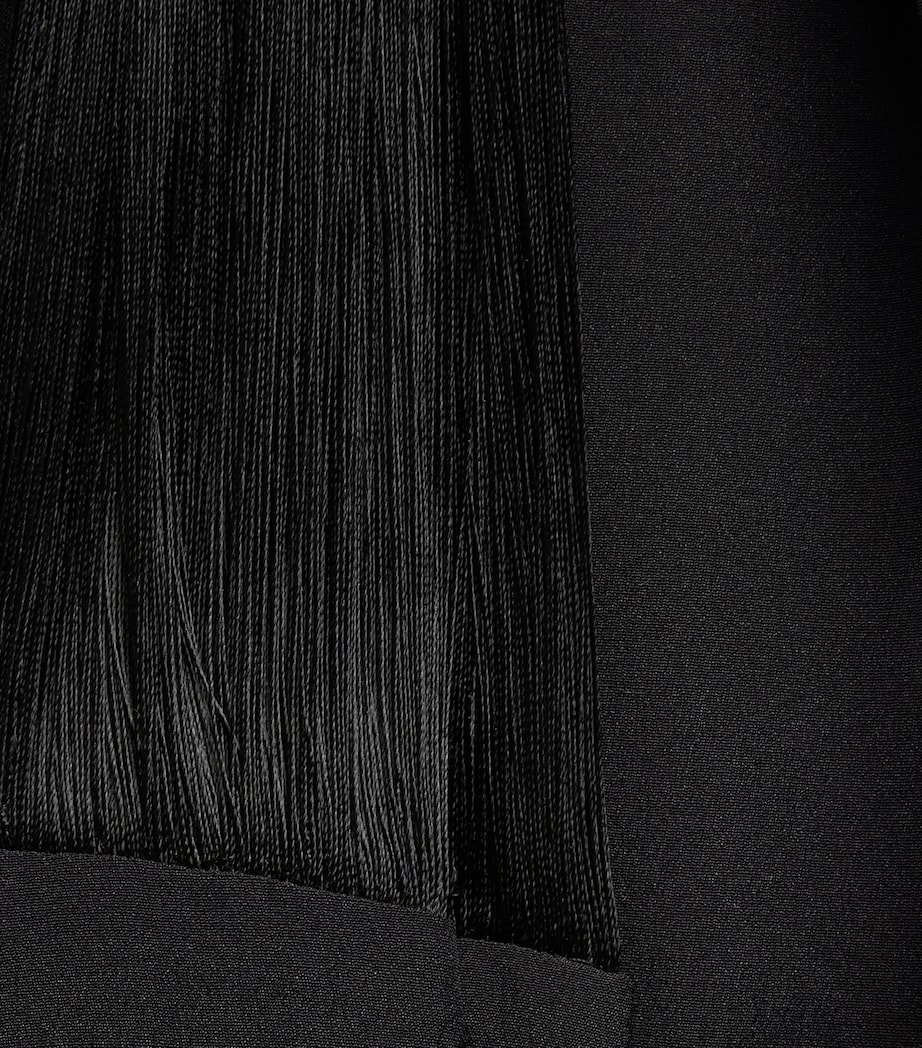 Cult Gaia Womens Fringe-Detail Noosha Maxi Dress Black Image 6