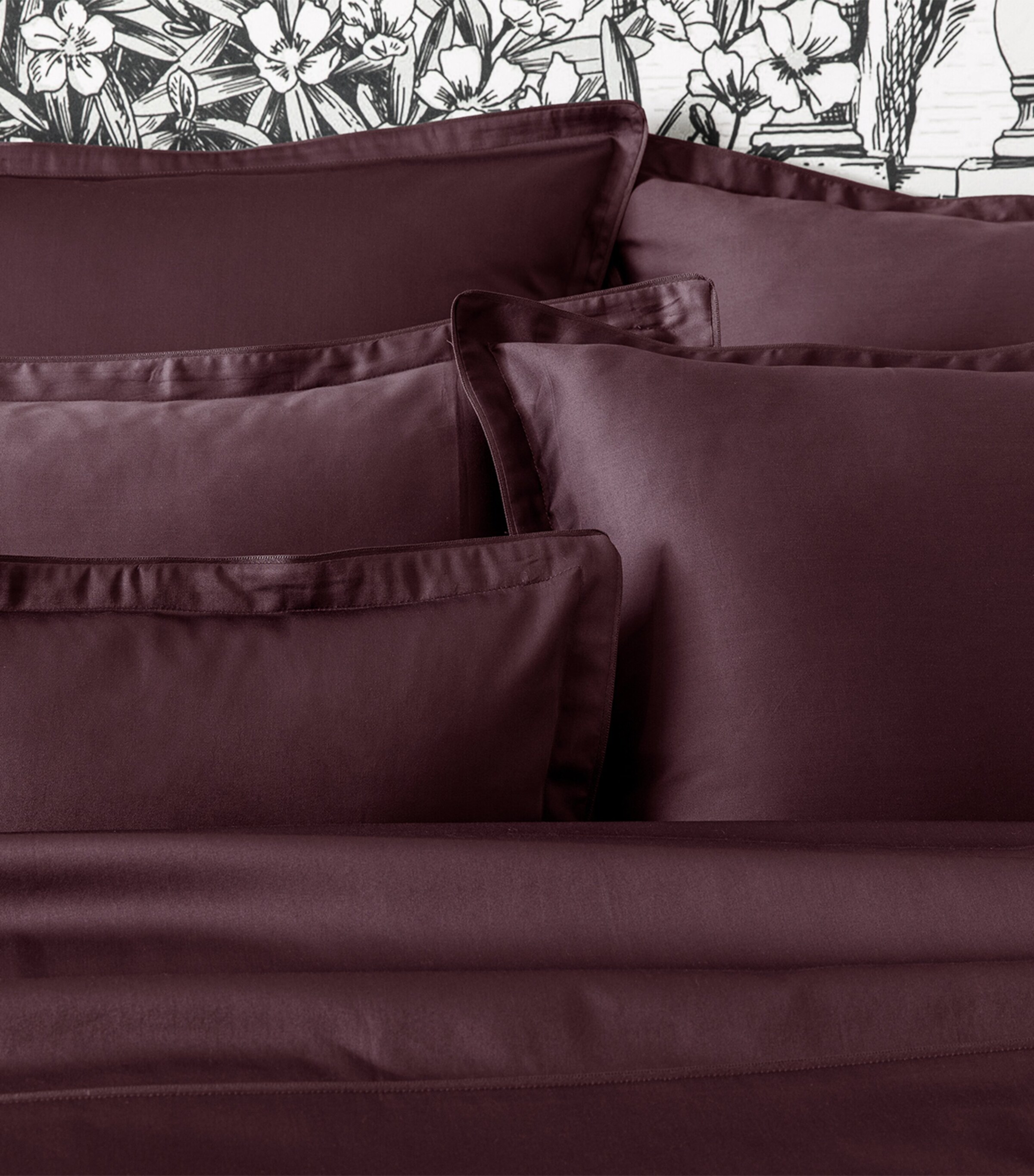 Cotton Teophile King Duvet Cover (230cm x 220cm) PURPLE Image 2