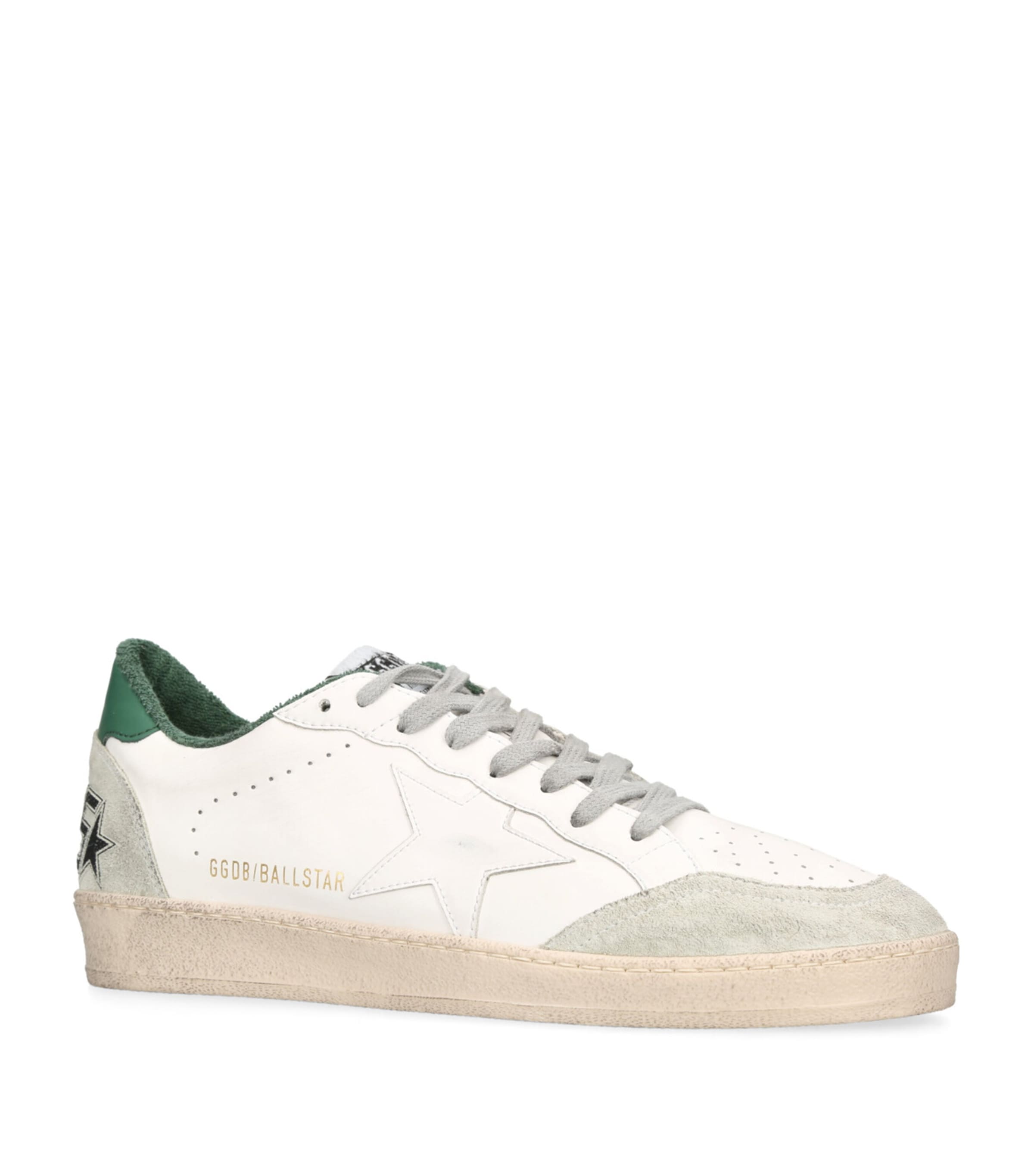 Leather Ball Star Sneakers GREEN OTH Image 3