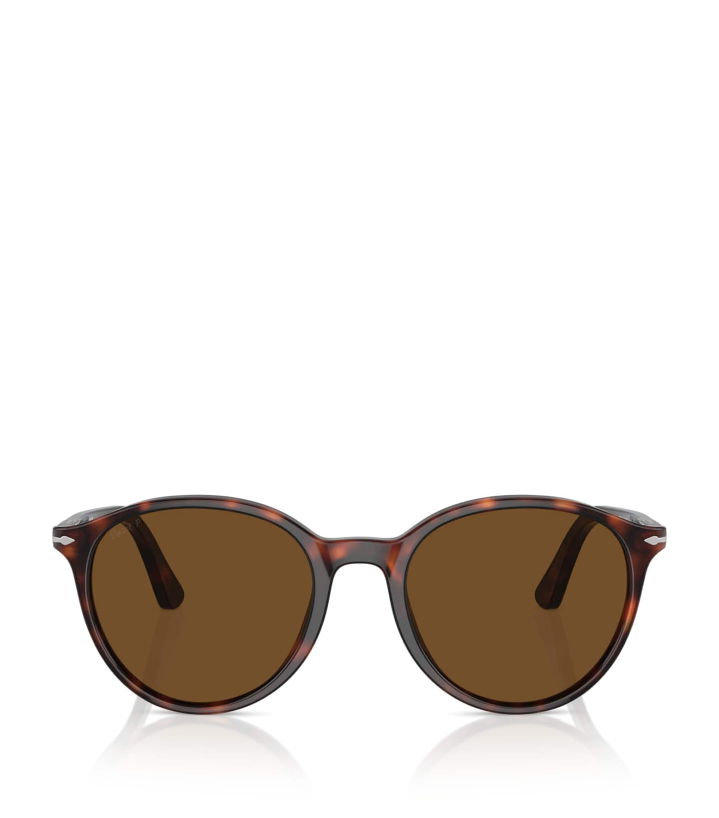Persol Round Phantos Sunglasses Brown Image 1