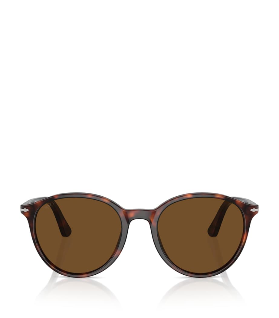 Persol Round Phantos Sunglasses Brown Image 1