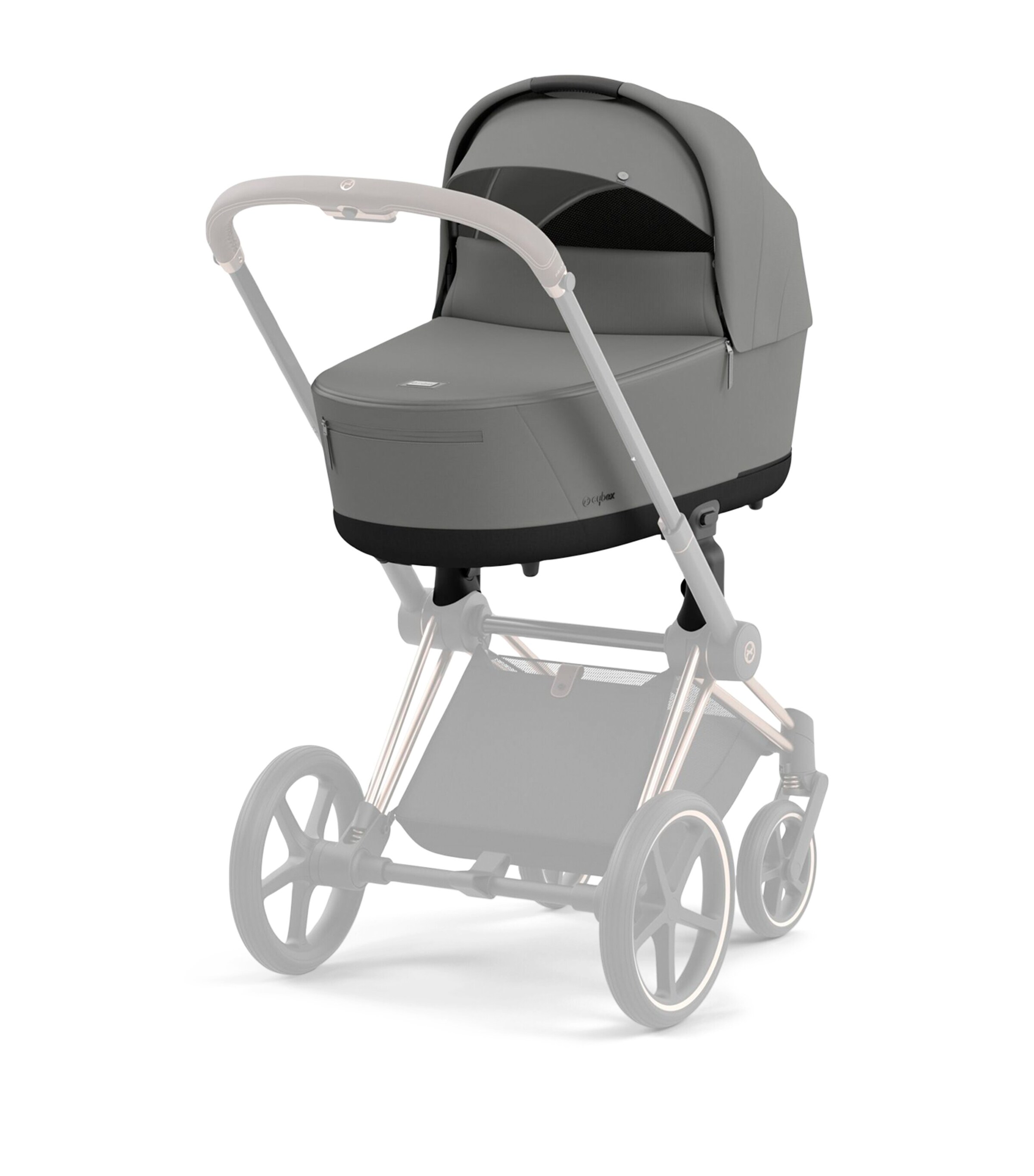 PRIAM Pushchair Lux Carrycot - Mirage Grey MIRAGE GREY Image 2