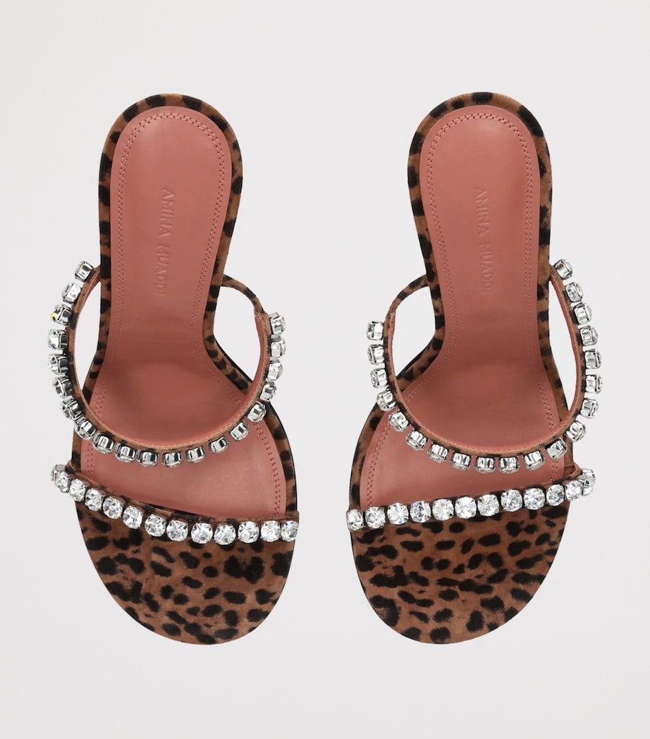 Suede Embellished Gigi Mules 95 BROWN/OTH Image 4