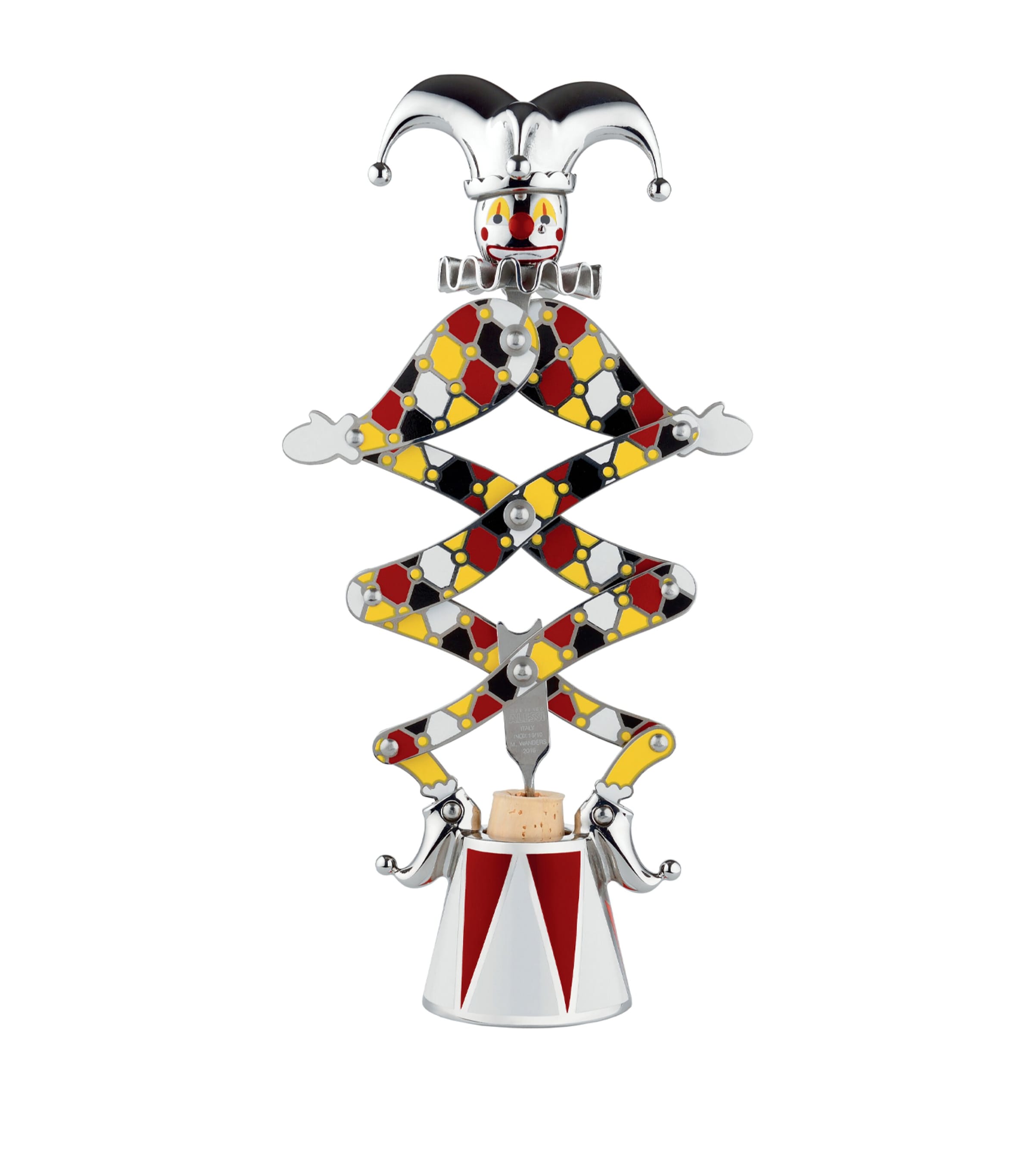 Alessi The Jester Corkscrew In Pattern