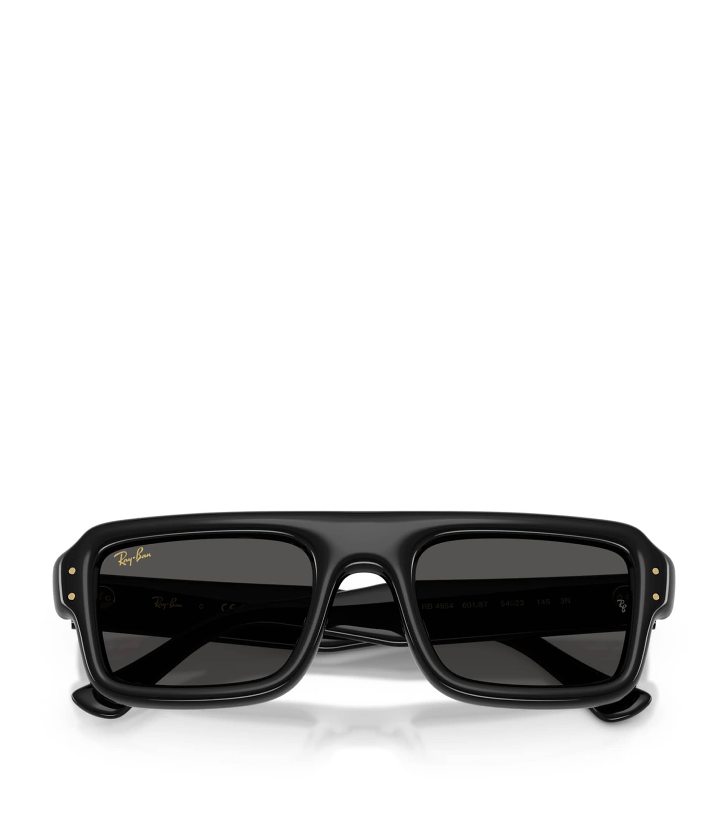 Ray-Ban Flacko Puffer Pilot Sunglasses Black Image 1