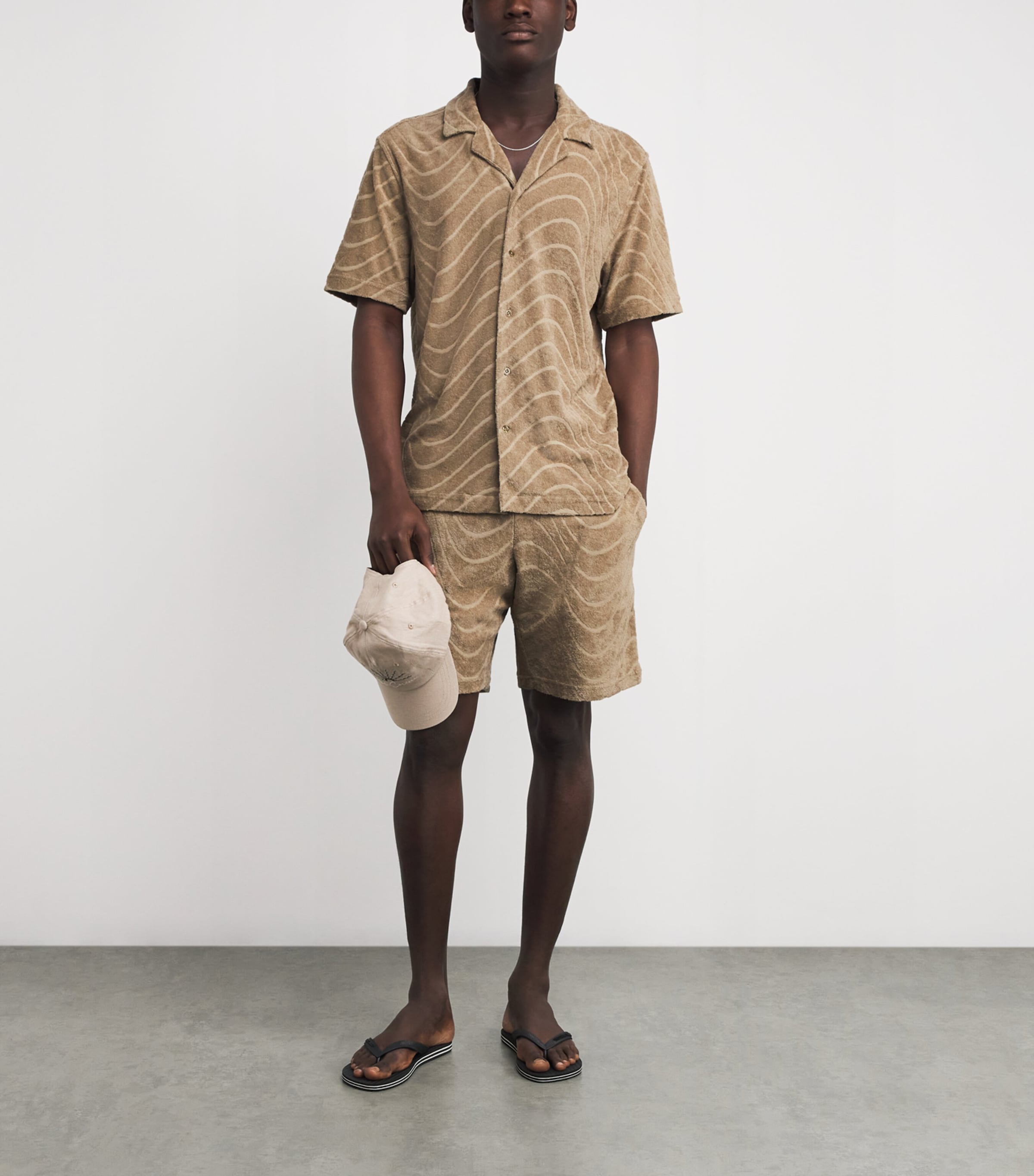 Terry Cotton Roberto Shirt 250-KHAKI Image 2