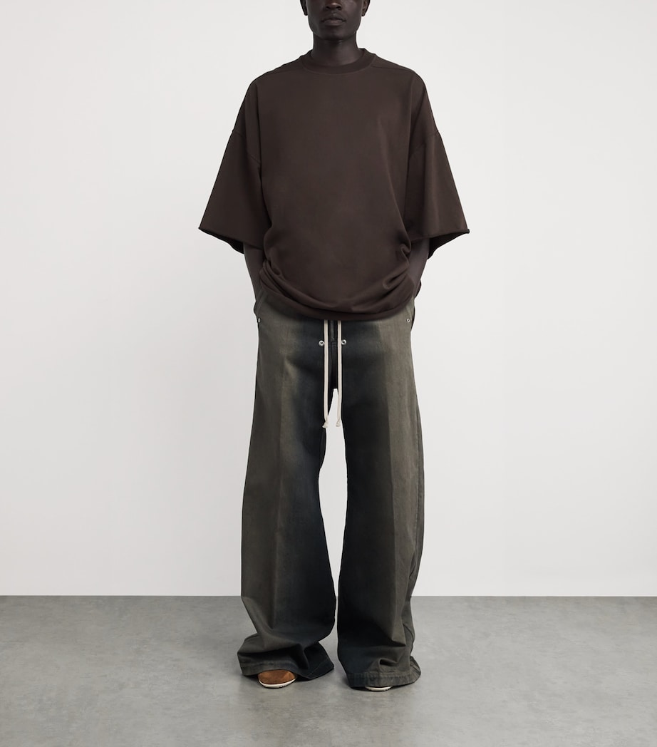 Oversized Organic Cotton Tommy T-Shirt DARK DUST/ 78 Image 2