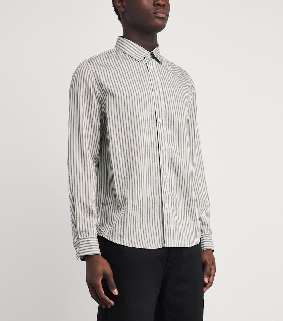 Stripe Shelly Shirt SAGE Image 3