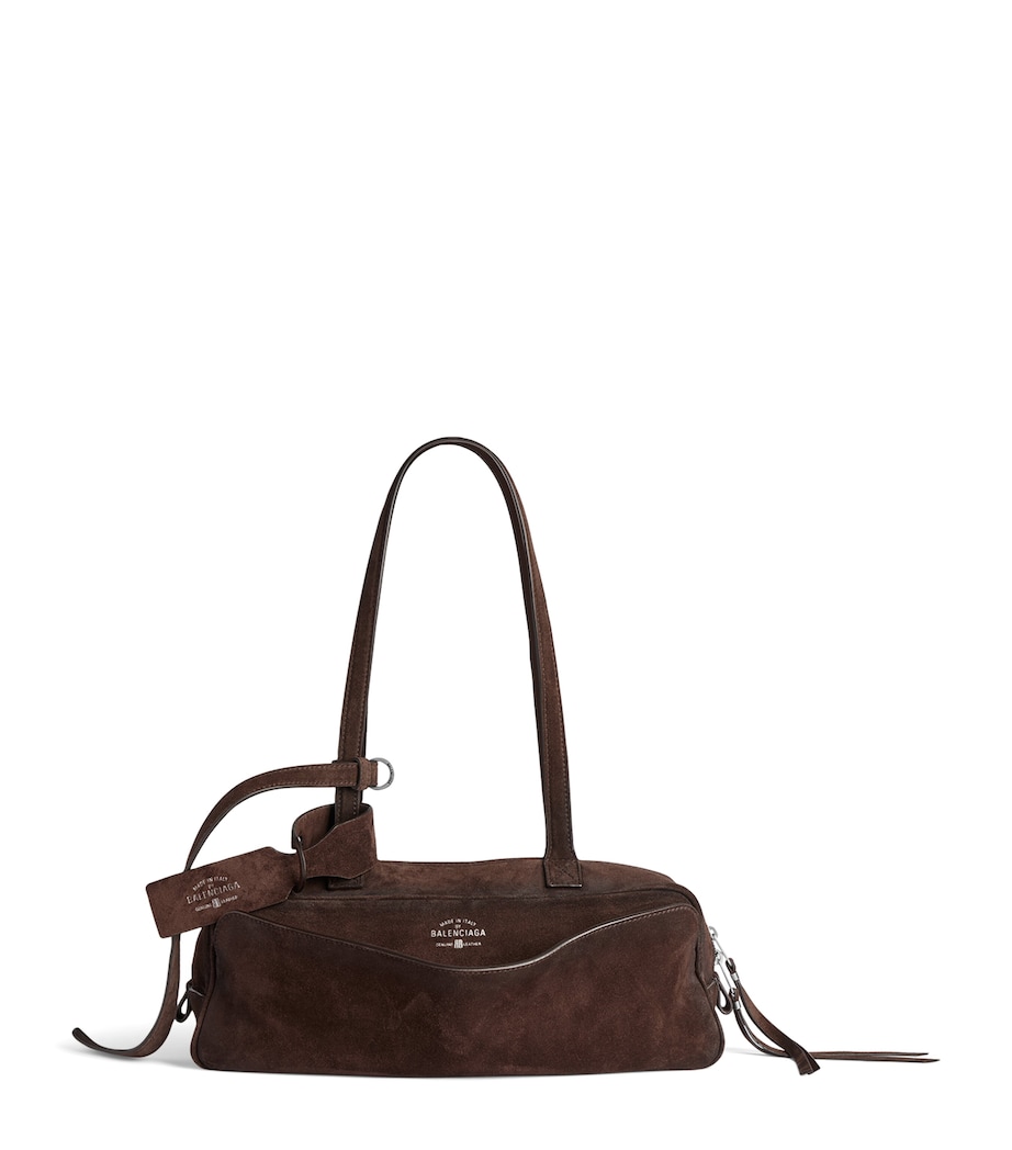 Small Leather Carrie Bowling Top-Handle Bag 2308 Image 1