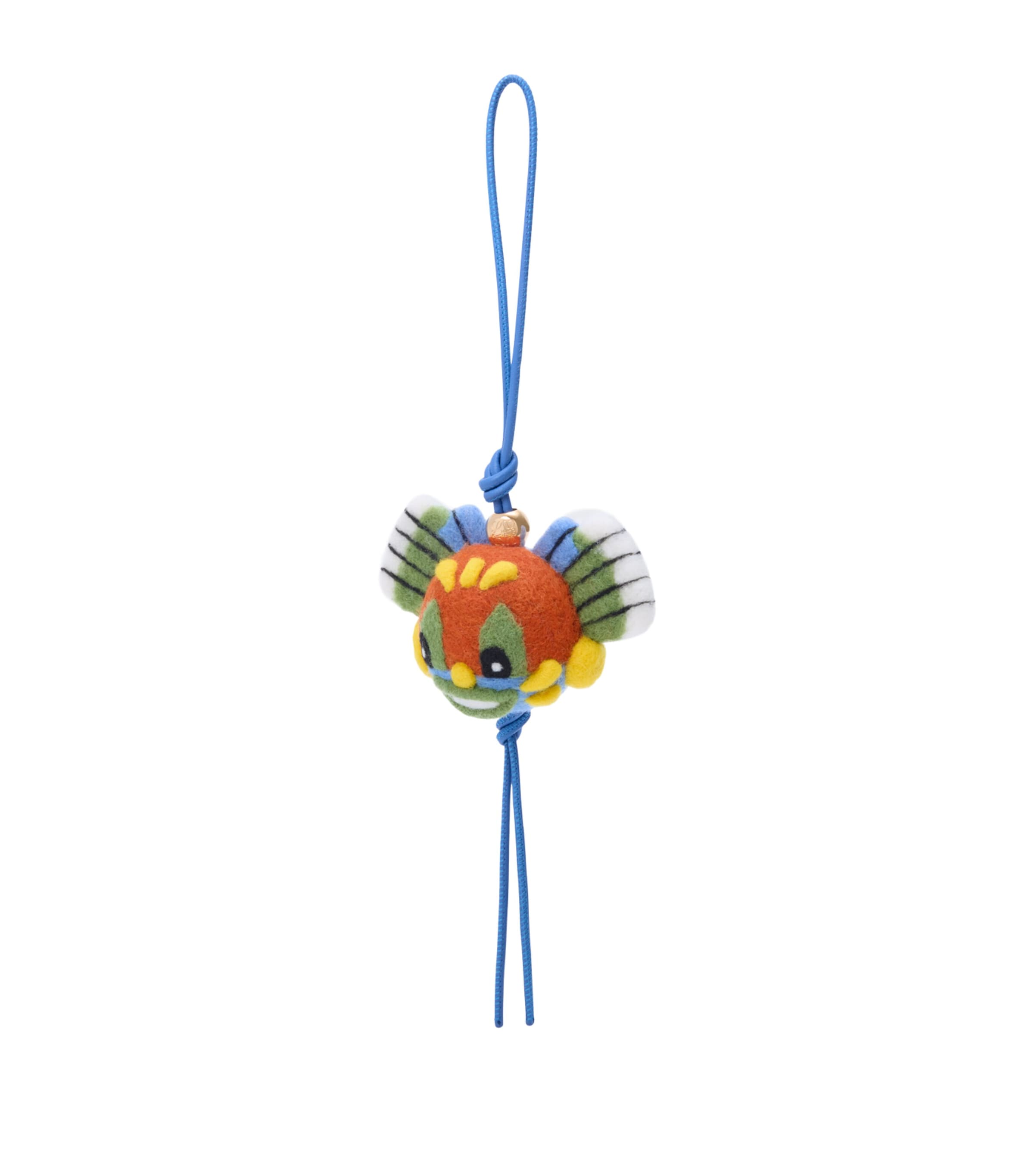 LOEWE x Louis Wain Wool Felt Knight Cat Charm Red/blue Image 1