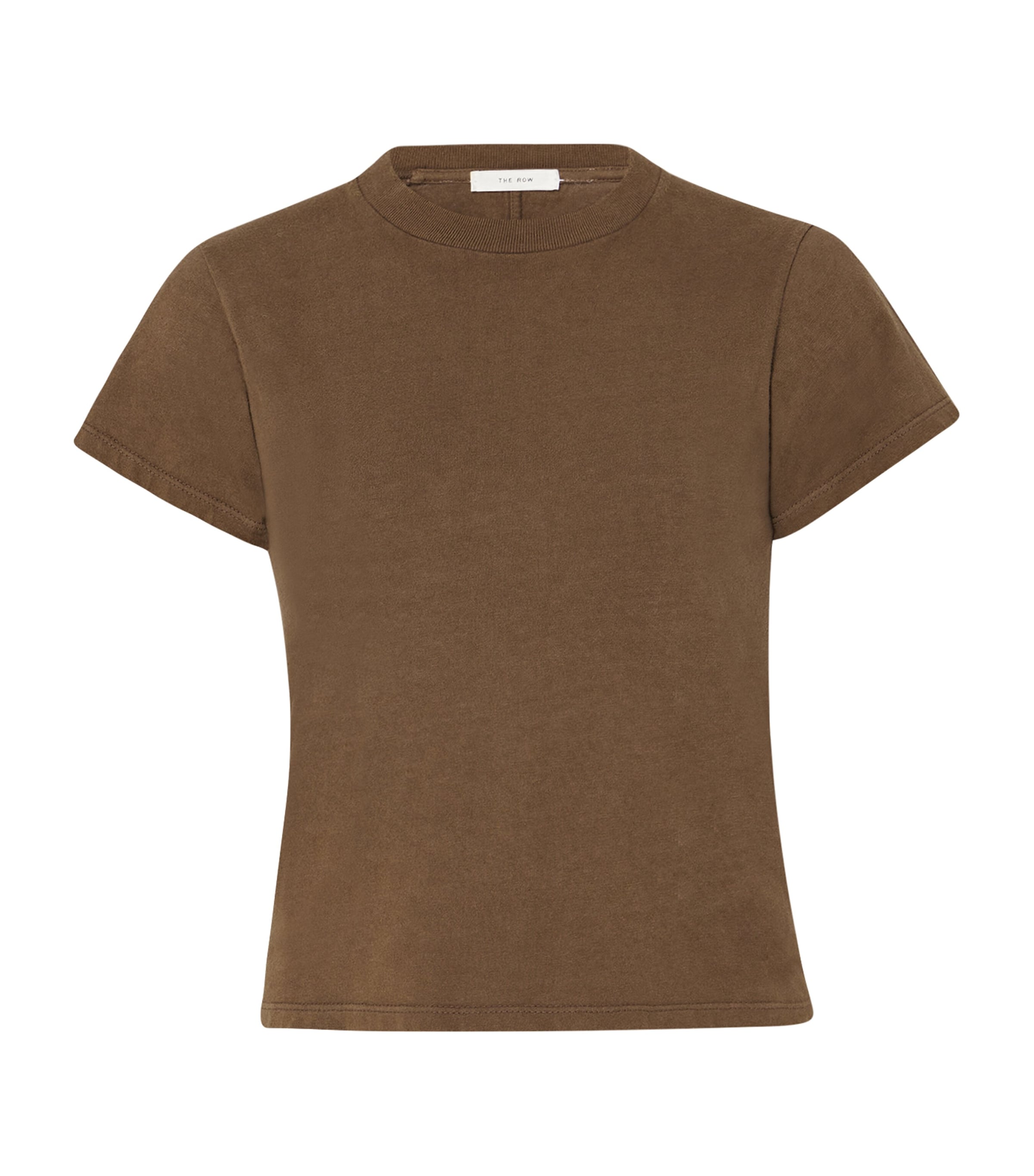 The Row Tori Cotton-jersey T-shirt In Neutral