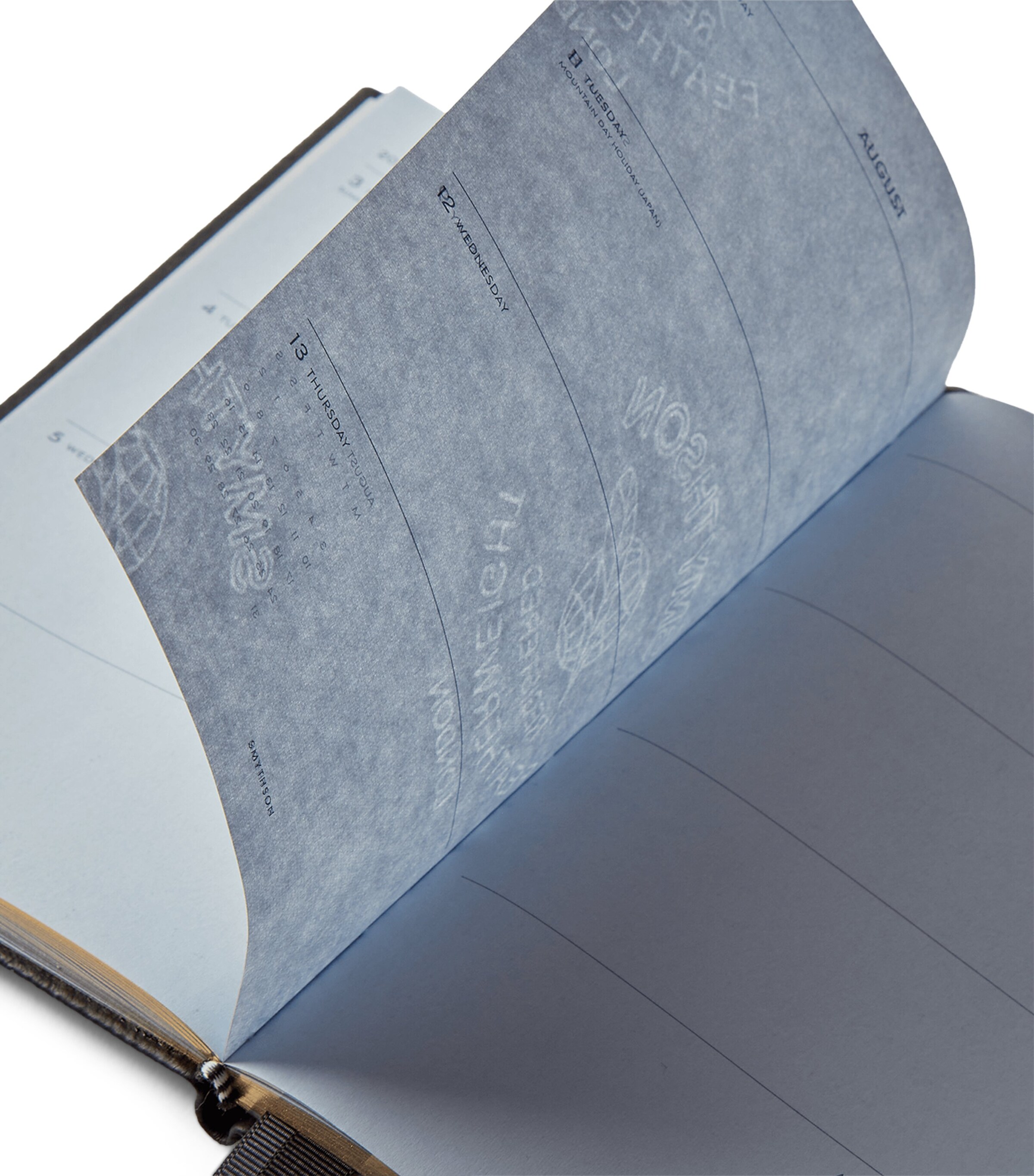 Smythson Grained Lambskin Chelsea Diary Black Image 3