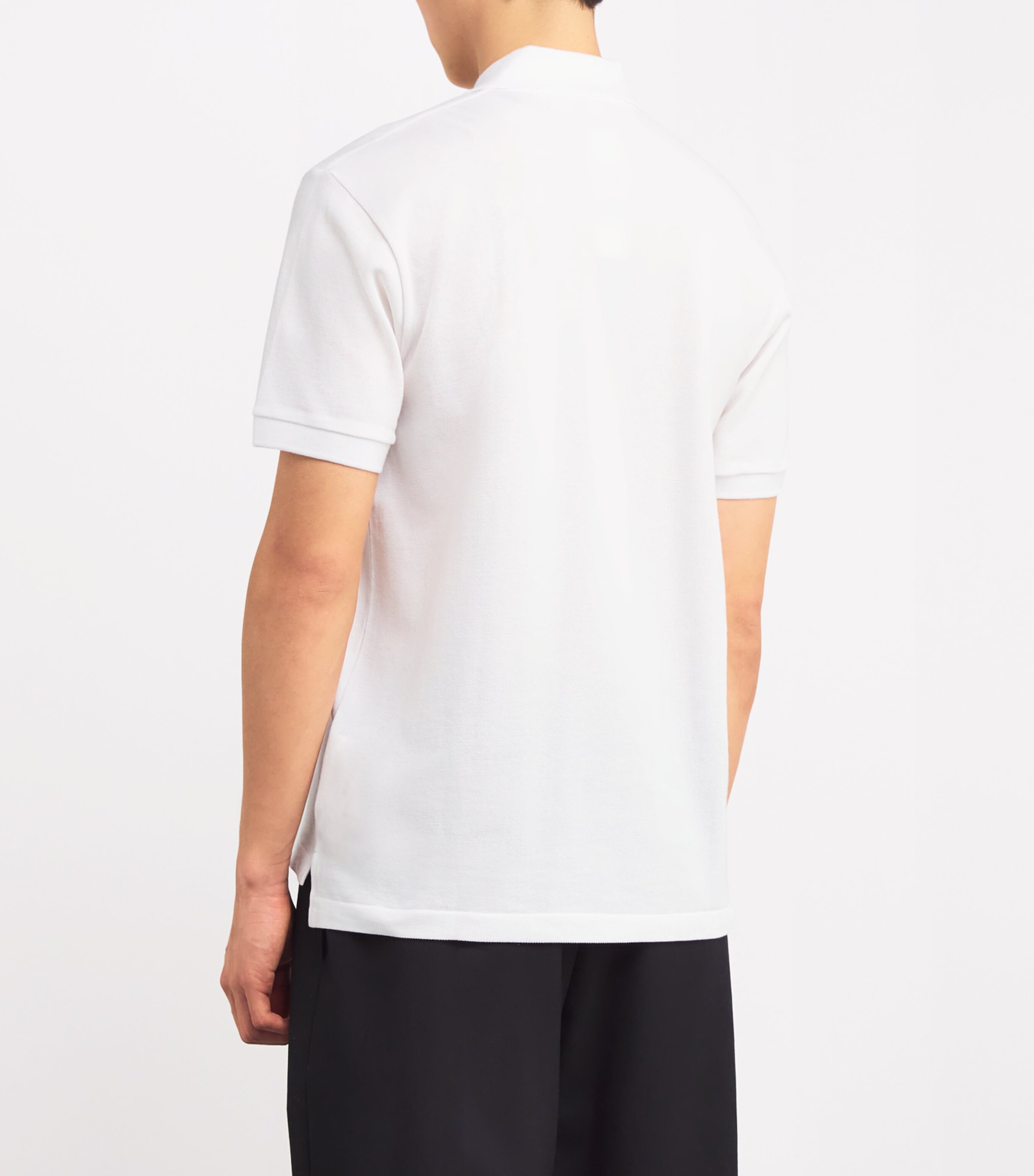 Heart Logo Polo Shirt WHITE Image 4