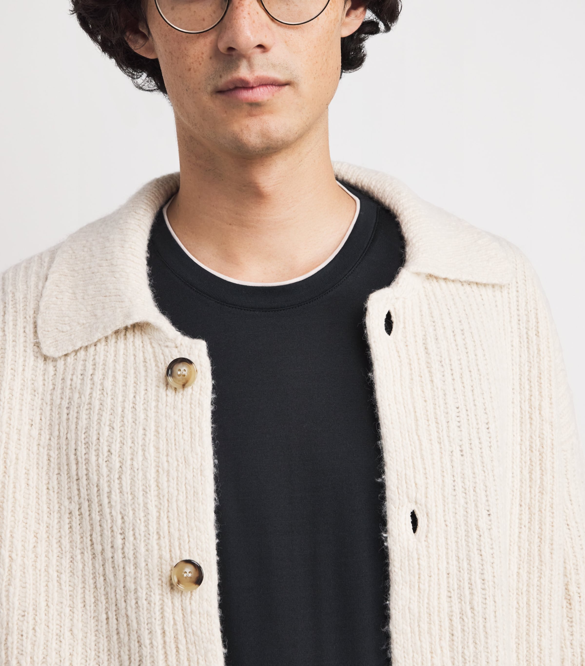 Cotton T-Shirt NERO E SABBIA Image 6