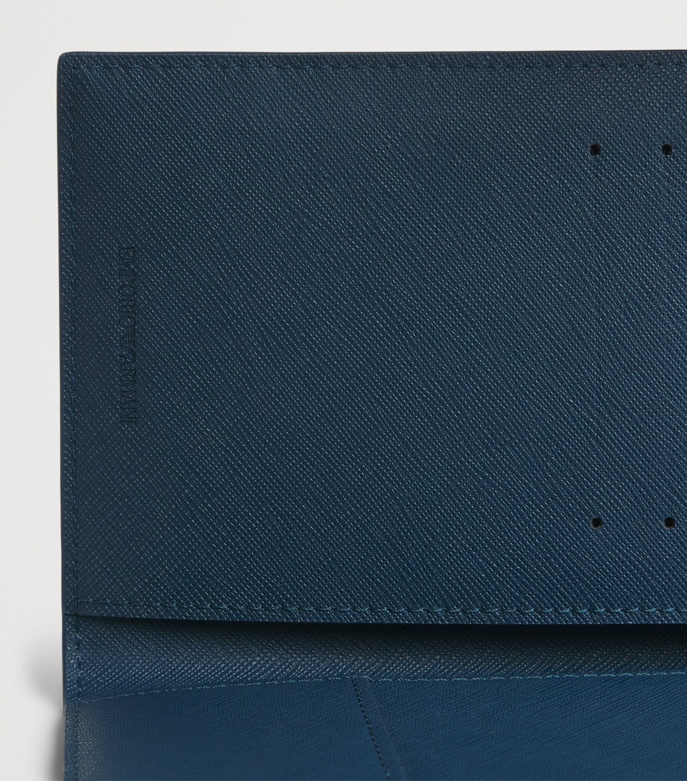 Emporio Armani Saffiano Leather Passport Holder Image 3
