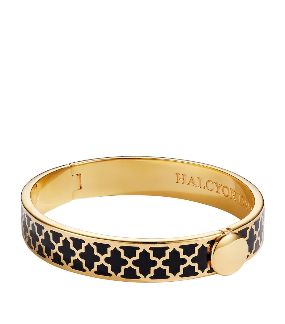 Gold-Plated Agama Bangle BLACK/GOLD Image 1