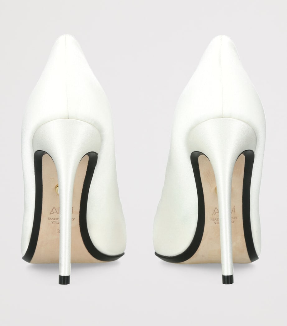 Satin Susi Pumps 110 WHITE Image 2