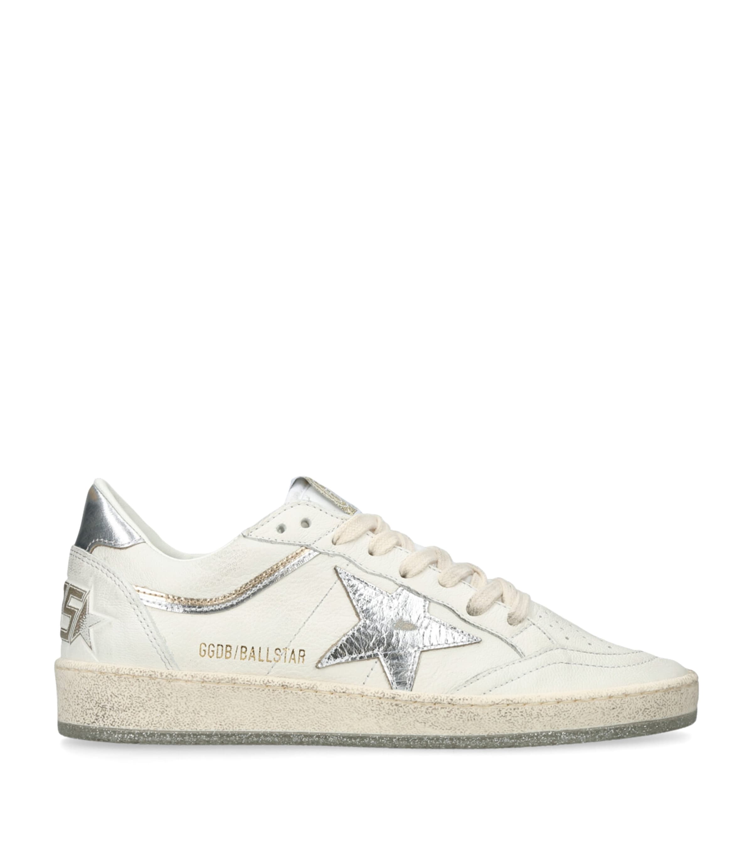 Golden Goose Leather Ball Star Sneakers | Harrods US