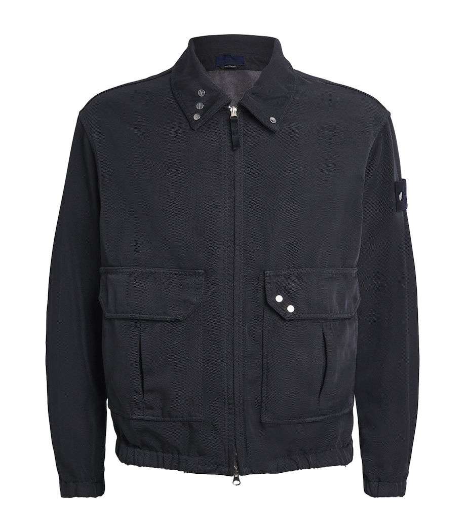 Stone Island Mens Oxford Coach Jacket Image 1