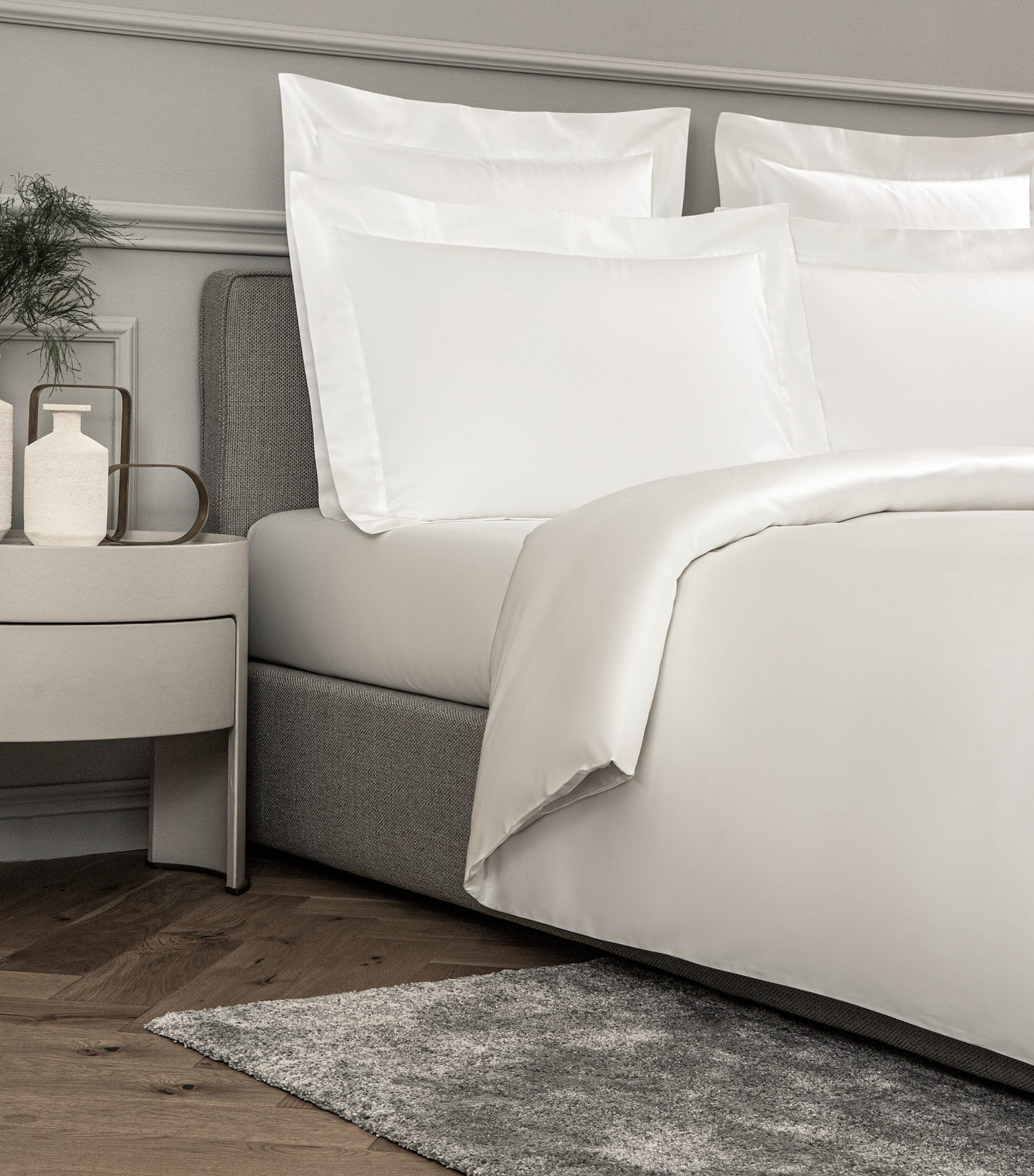 Frette Ultimate Super King Duvet Cover (260cm x 240cm) Milk Image 1