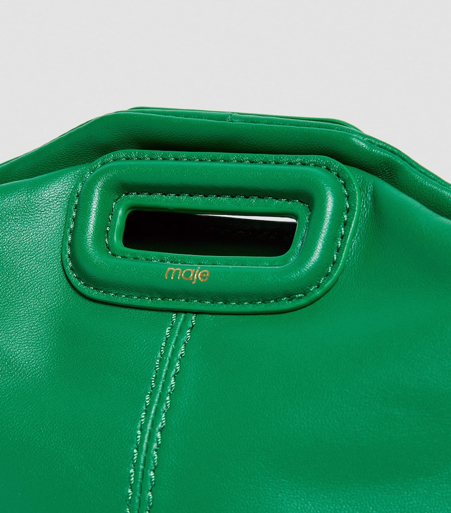 Mini Leather Miss M Shoulder Bag GREEN Image 3