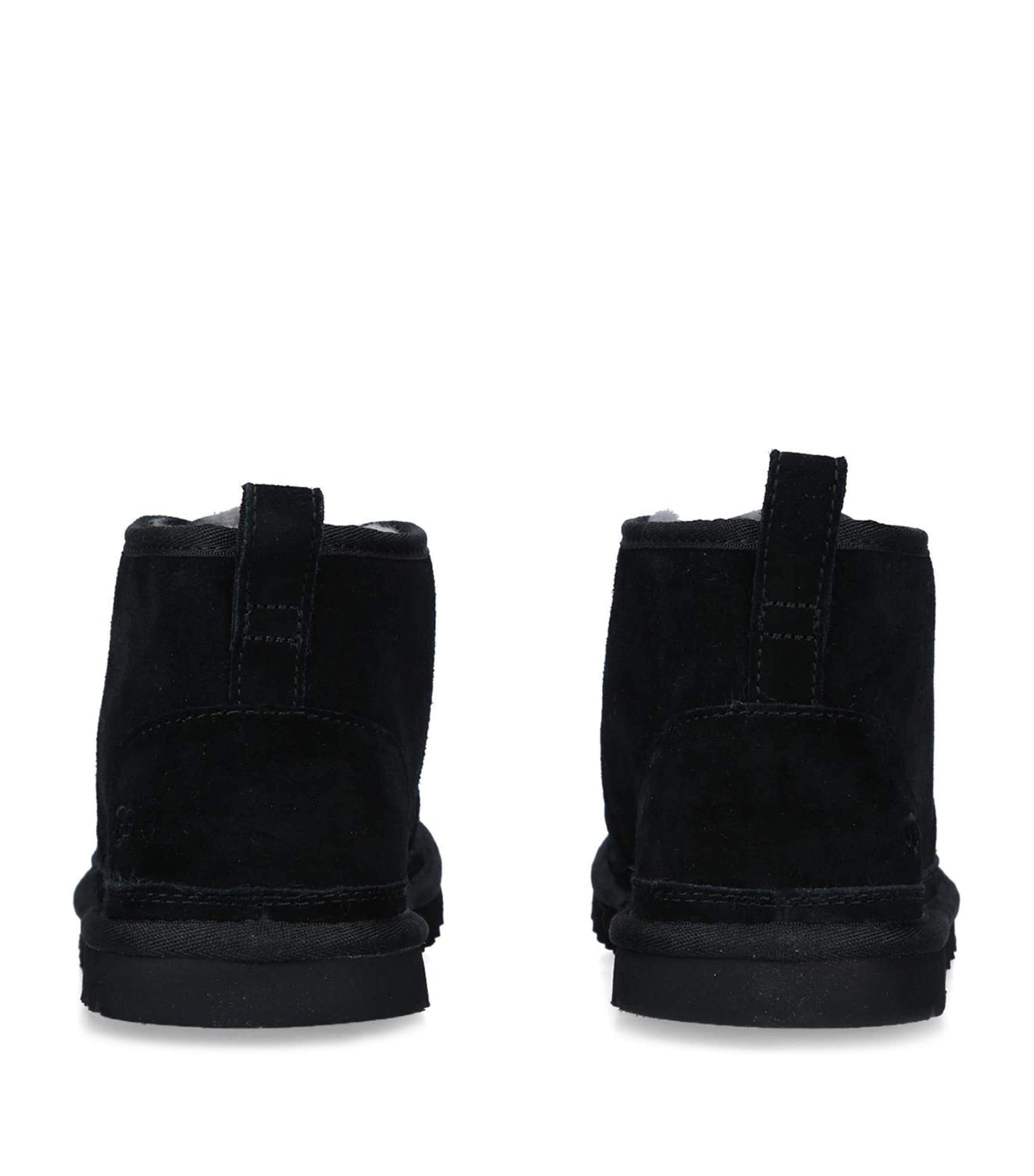 Suede Neumel Lace-Up Boots BLACK Image 2
