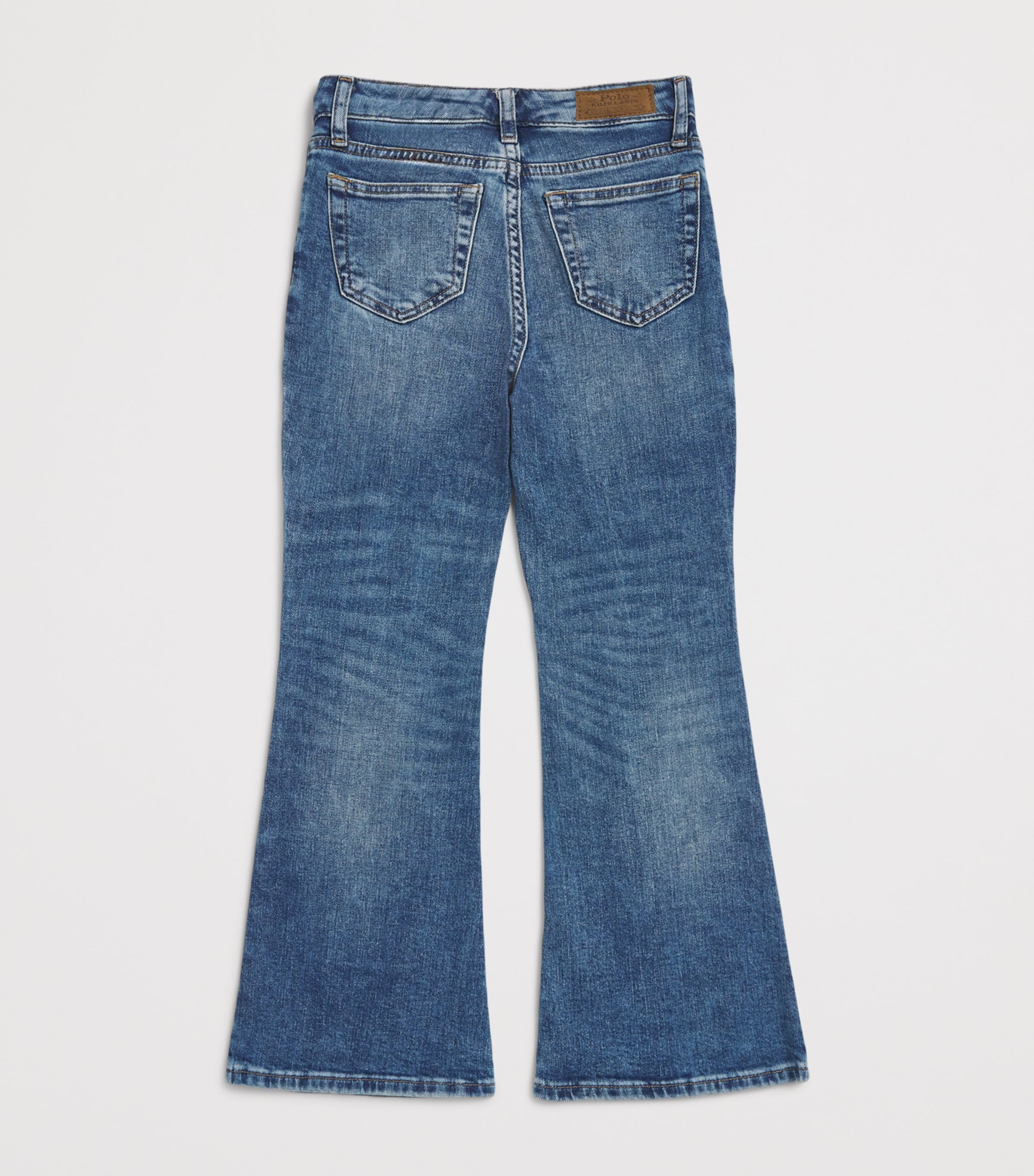 Ralph Lauren Kids Flared Jeans (7-16 Years) Kindal Wash Image 2