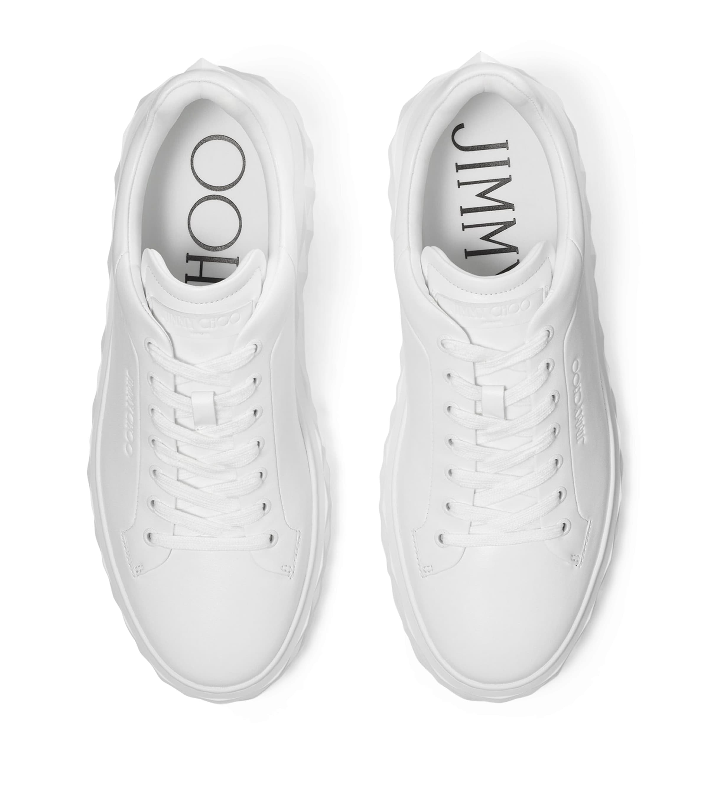 Diamond Maxi Low-Top Sneakers V WHITE/WHITE Image 3