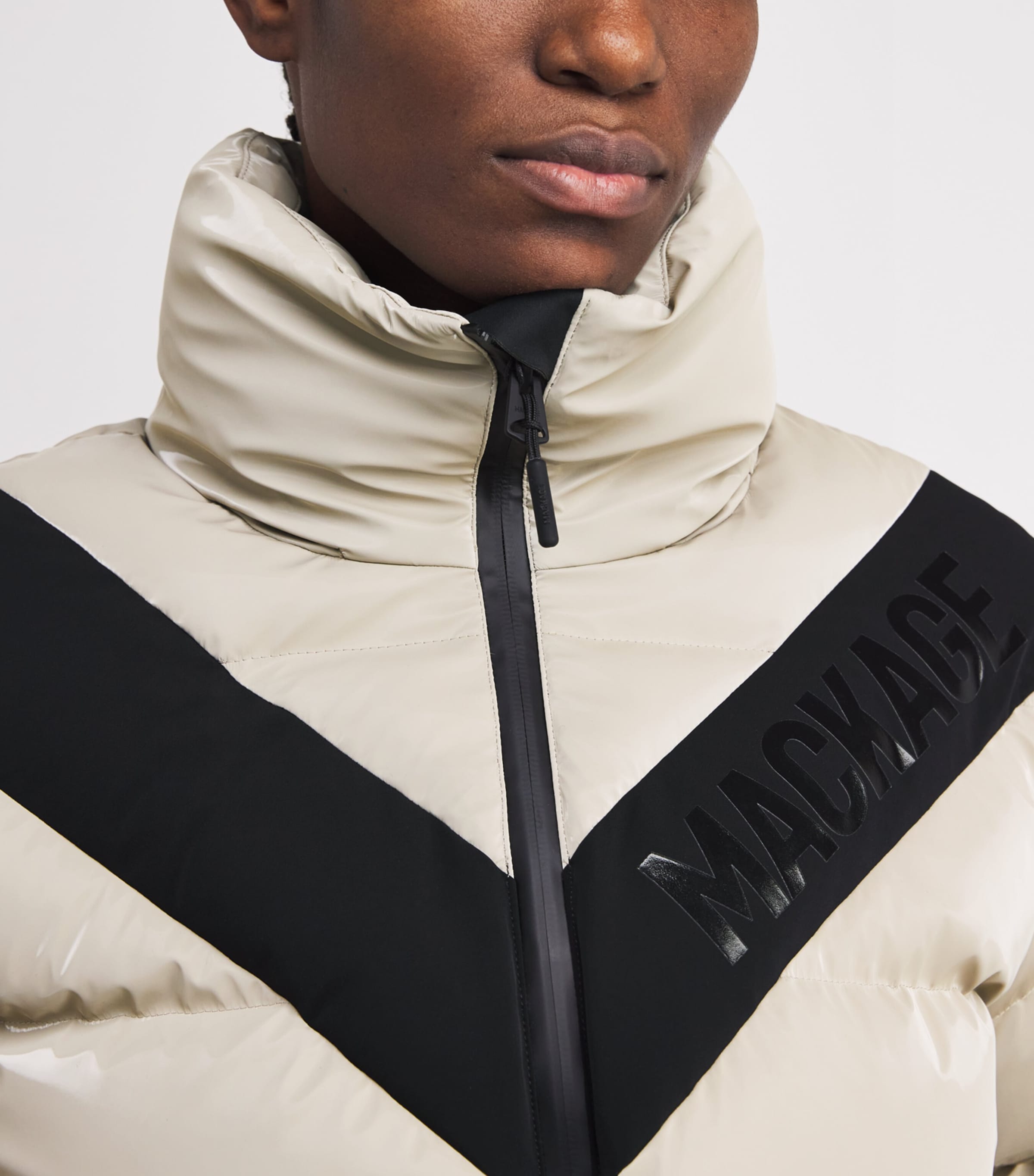 Down Kairi-Glo Ski Jacket TAUPE Image 6