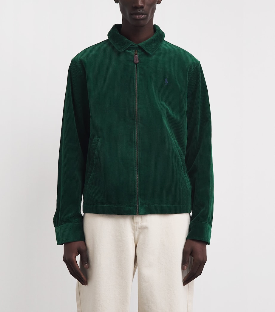 Polo Ralph Lauren Mens Cotton Corduroy Wynton Jacket New Forest Image 4