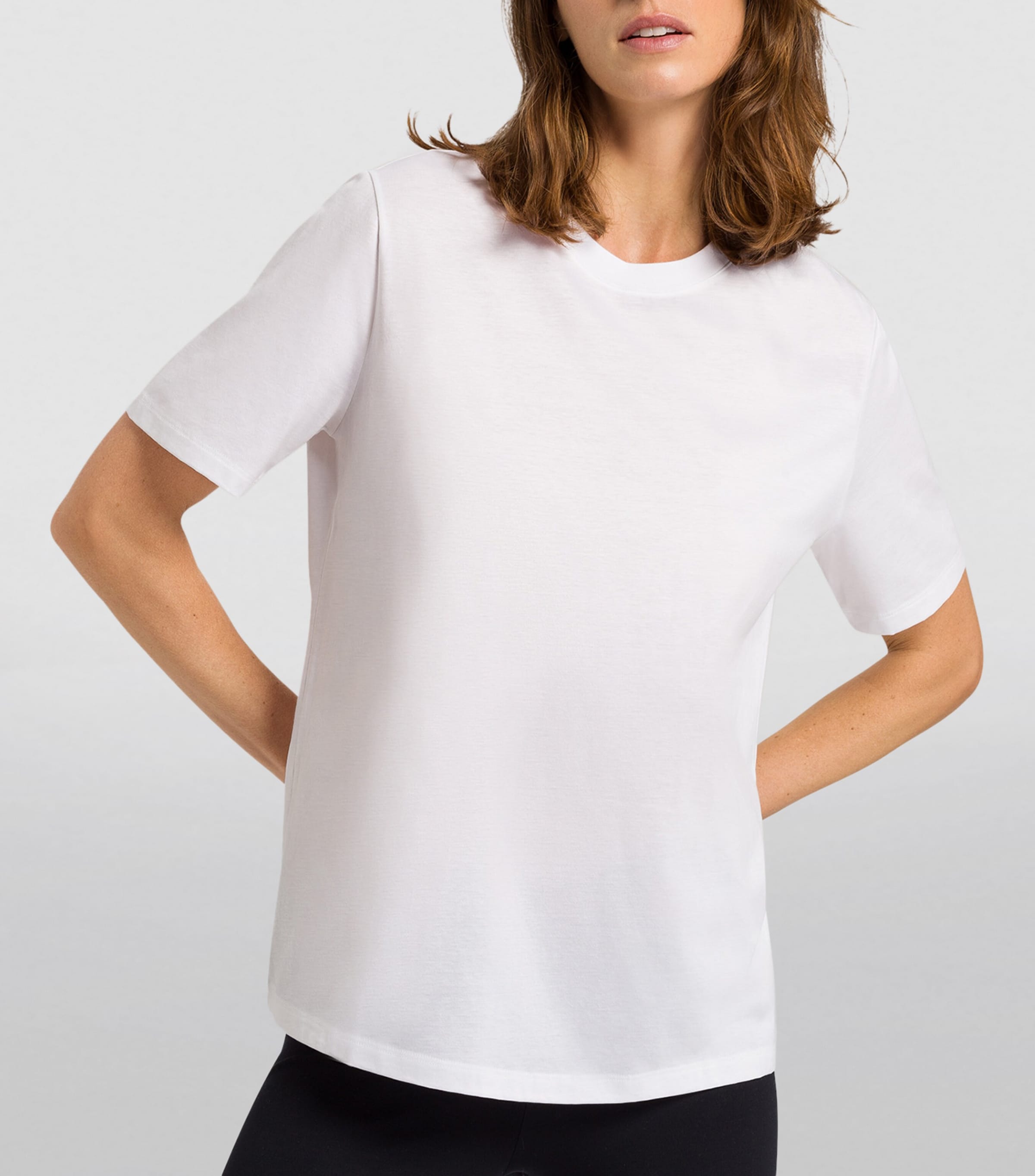 Hanro Natural Living Short-Sleeved T-Shirt | Women Clothing | Loungewear | Lounge Bottoms | Designers | Hanro | Nightwear Hanro Natural Living Short-Sleeved T-Shirt | Women Clothing | Loungewear | Lounge Bottoms | Designers | Hanro | Nightwear