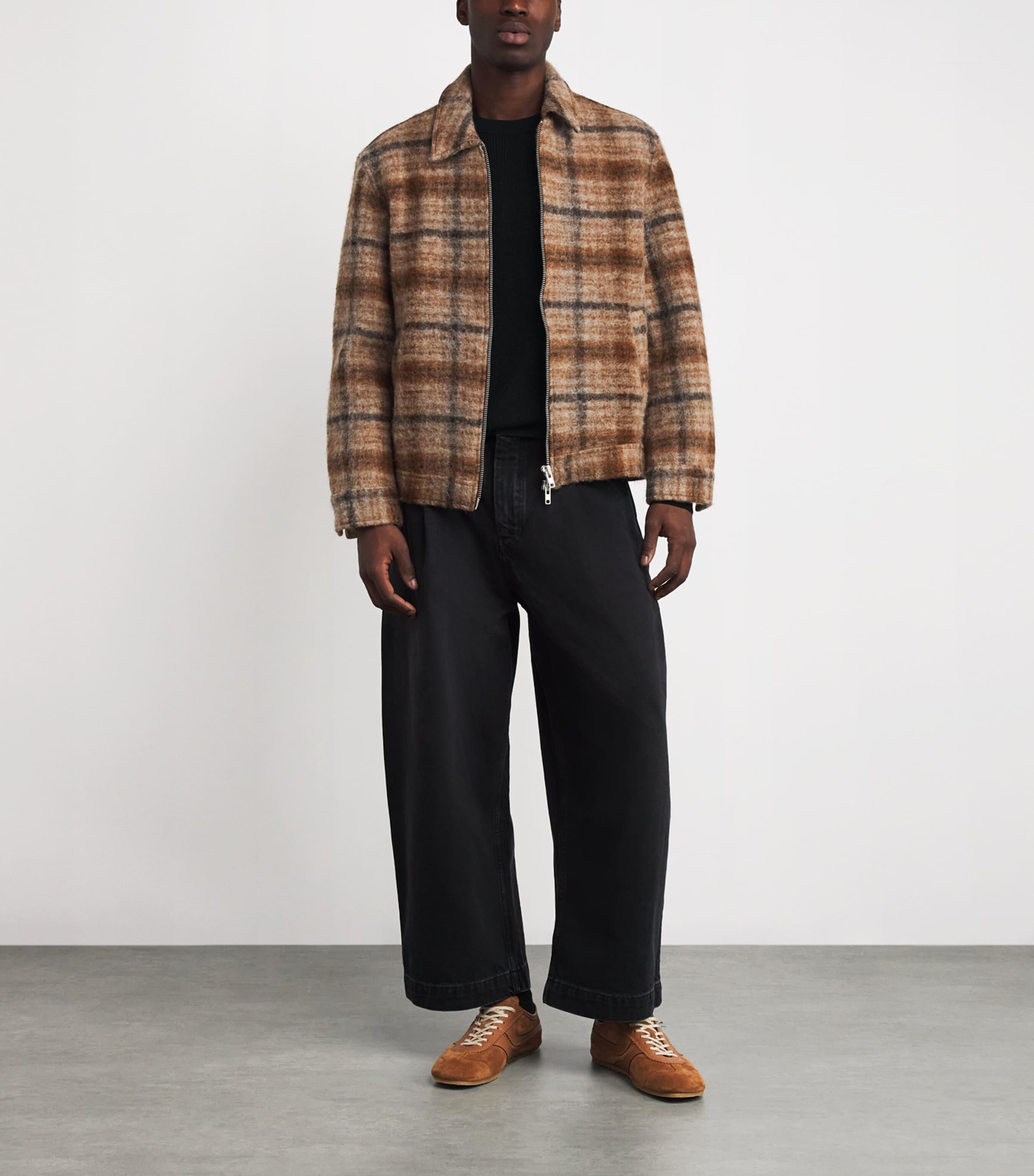 x Aaron Levine Merino-Cashmere Portland Sweater BLACK Image 2